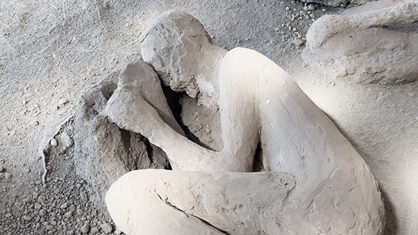 Pompeii victim found holding onto ‘medical kit’ was a physician, scientists say