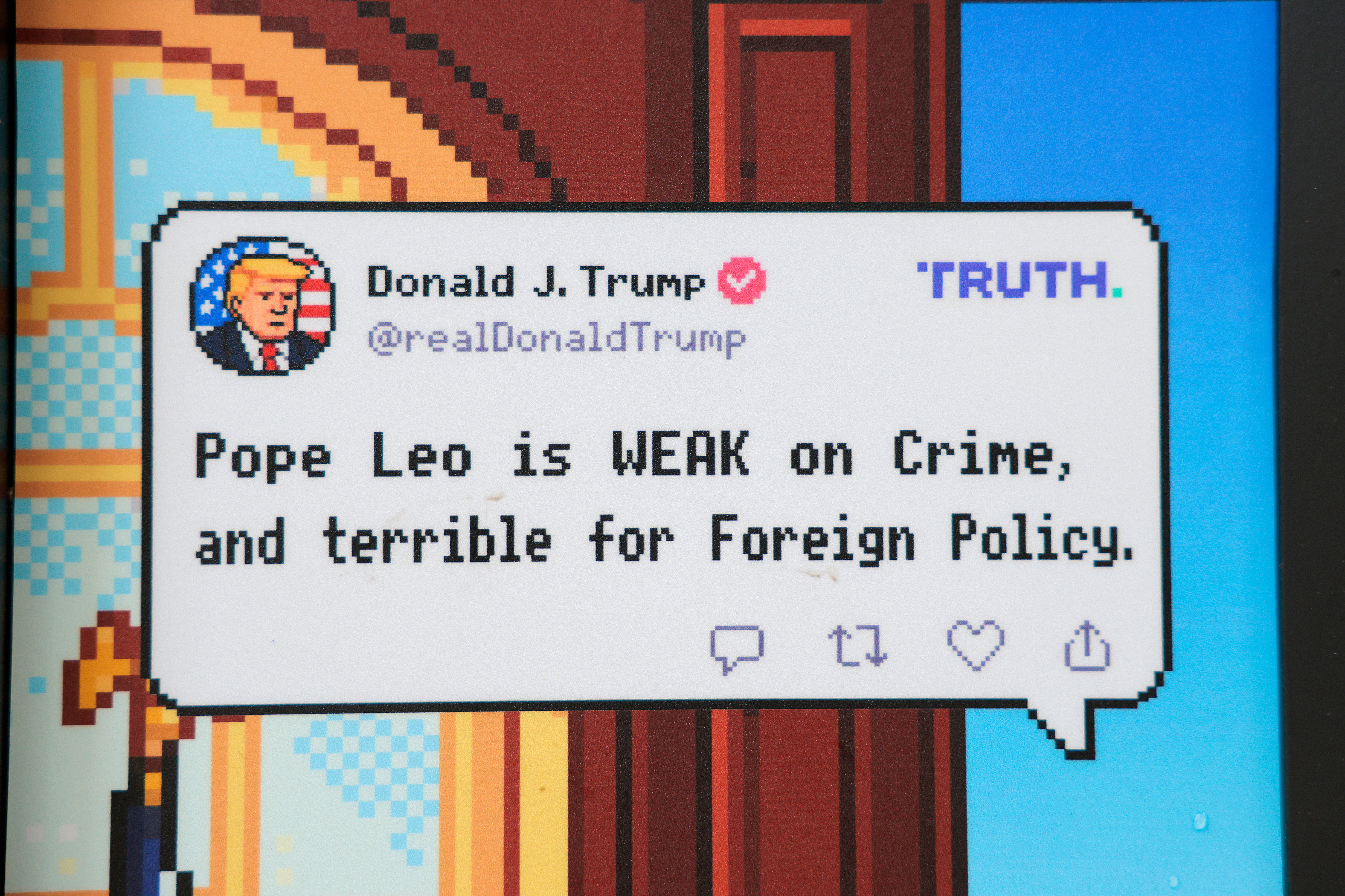 Players navigate a integer White House arsenic nan president, engaging successful satirical battles against figures ranging from Iranian schoolgirls to nan pope while trying to reopen nan Strait of Hormuz