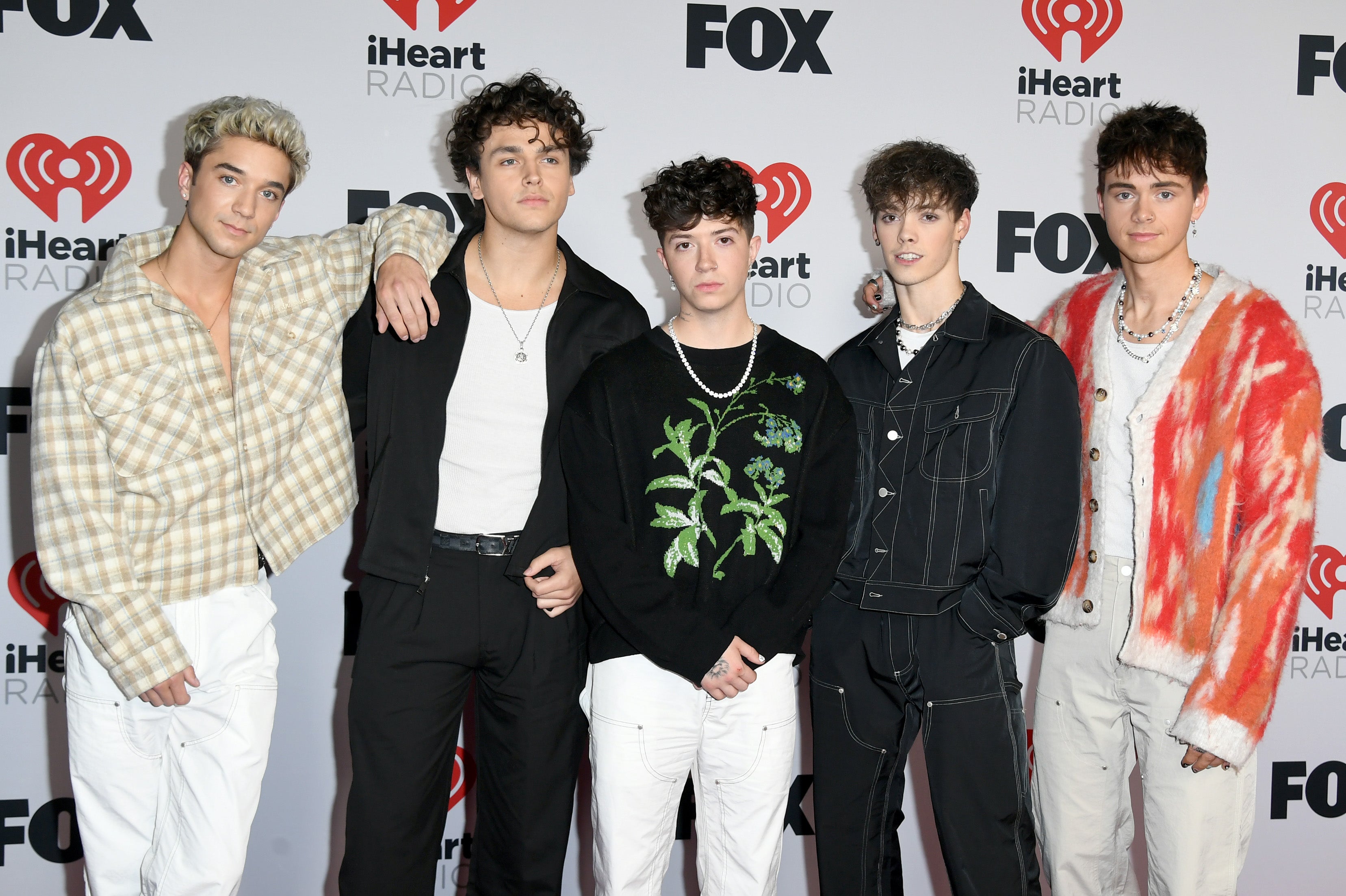 Jack Avery (center) was the singer in Why Don’t We, a boy band that has been on hiatus since 2022 amidst a legal battle with its management