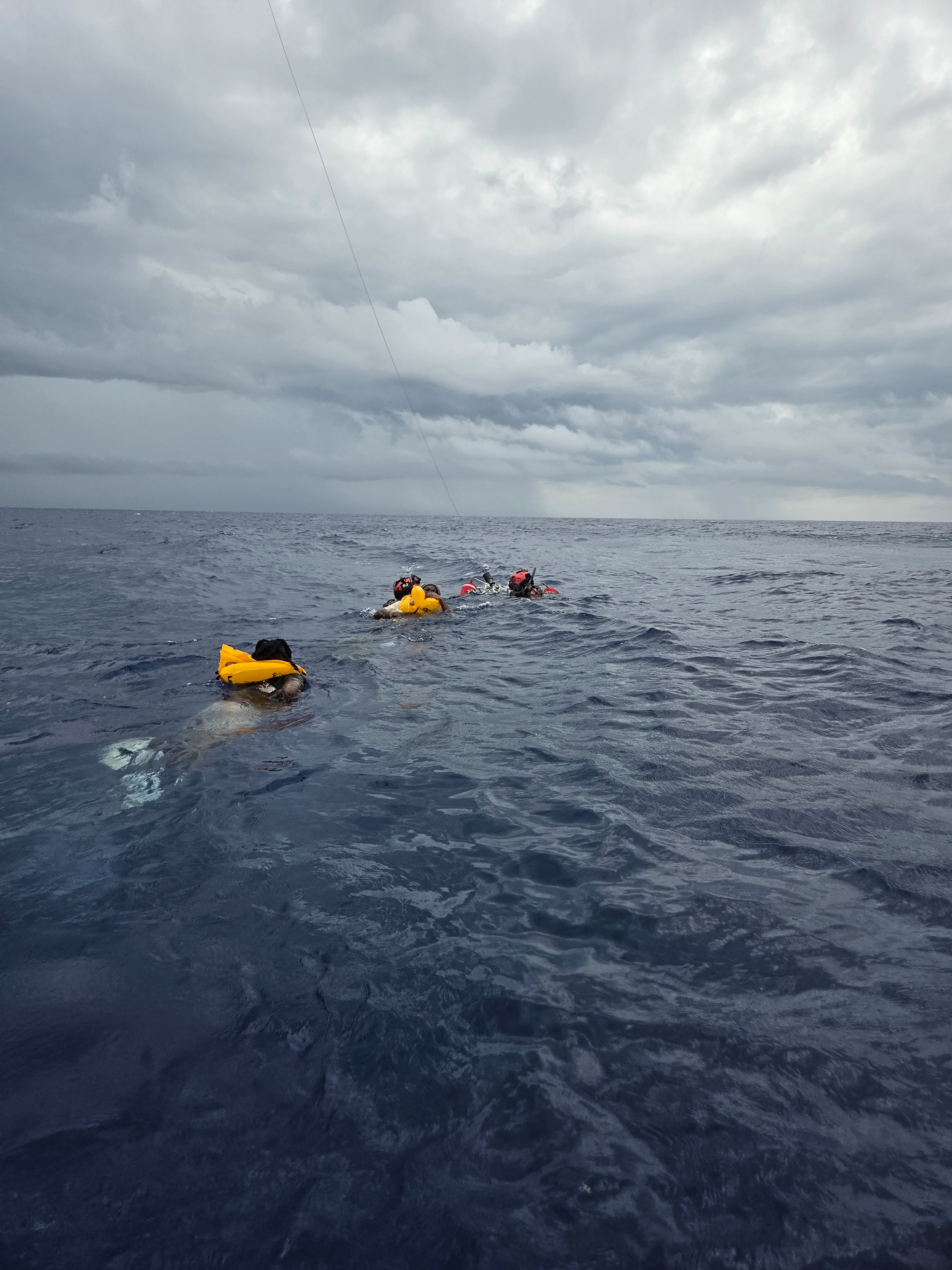 All 11 passengers and the pilot survived after spending about five hours stranded at sea before being rescued by the U.S. Coast Guard and Air Force crews. Three people suffered serious injuries, according to Bahamian officials