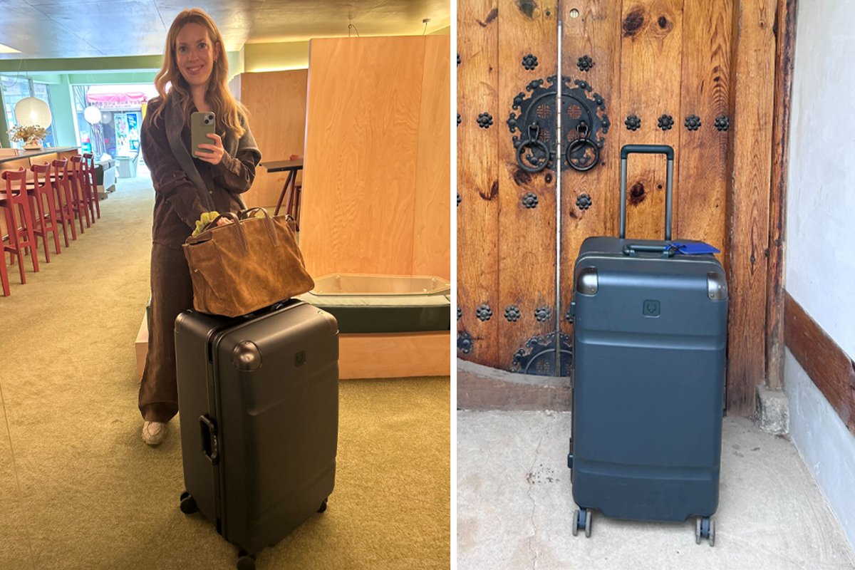 I'm a travel editor and this is the suitcase I take everywhere with me