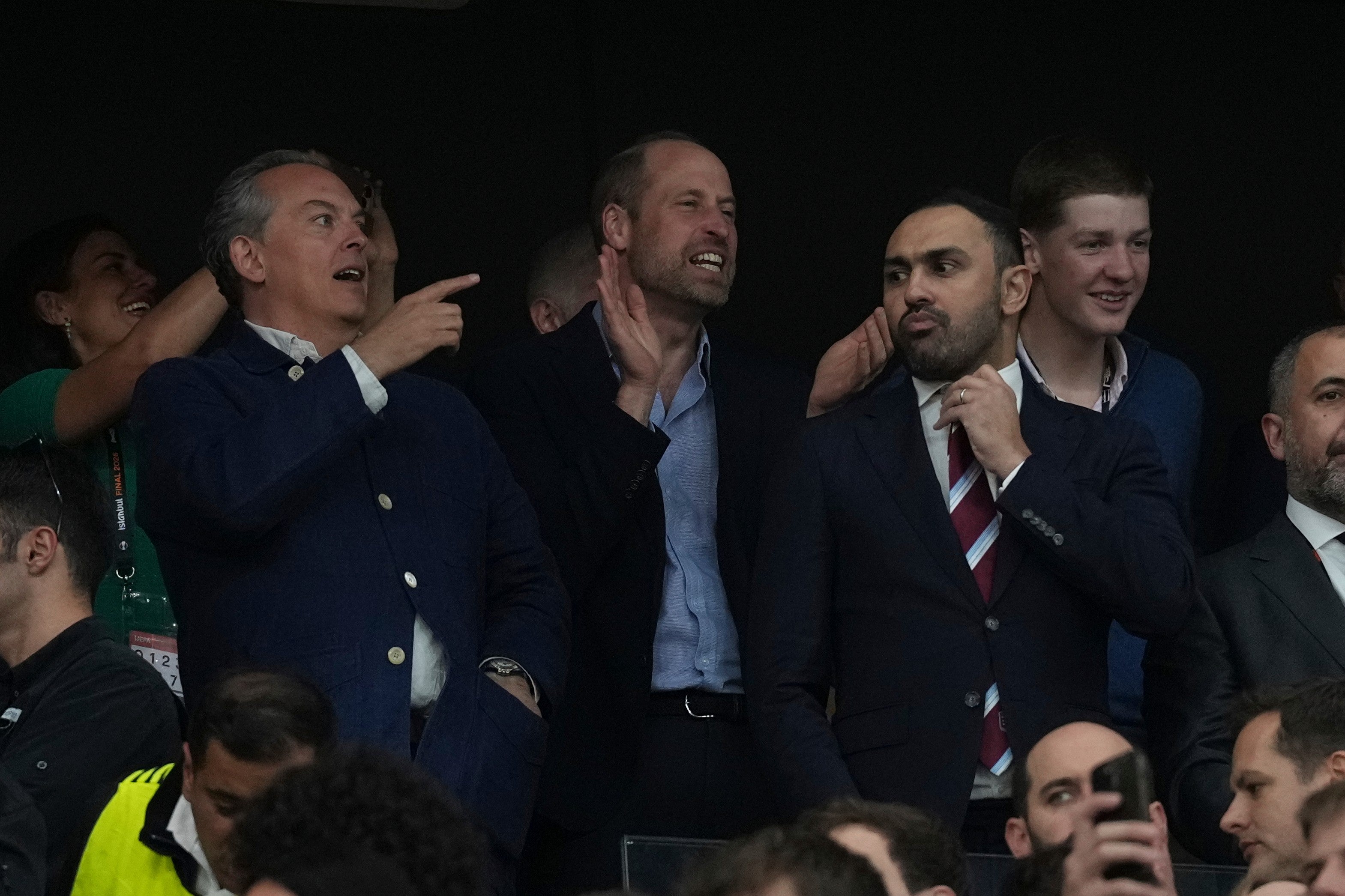 William took to X after the match to congratulate the team