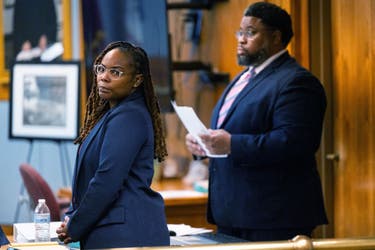 <p>Parker was not called to testify, but a video interview conducted three days after the shooting by a school district human resources officer was played for the jury</p>