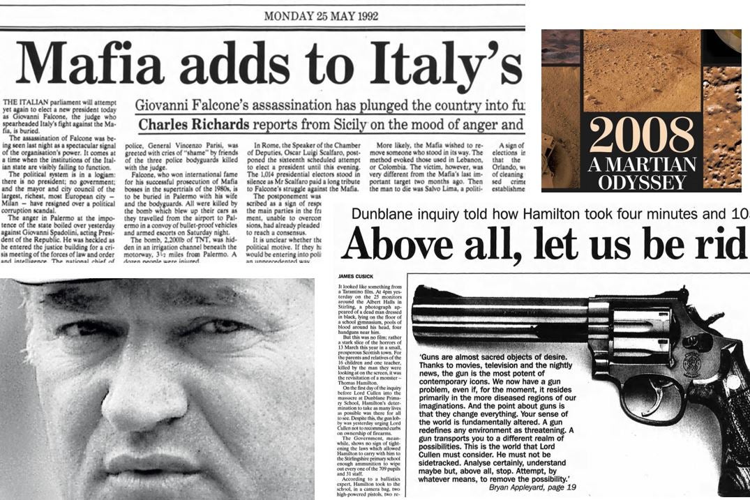 This Week in History: From a Mafia murder to touchdown on Mars