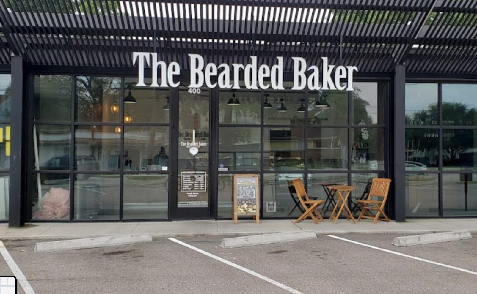 <p>Surveillance footage captured three men kicking through the front window of The Bearded Baker in Houston’s Heights neighborhood</p>