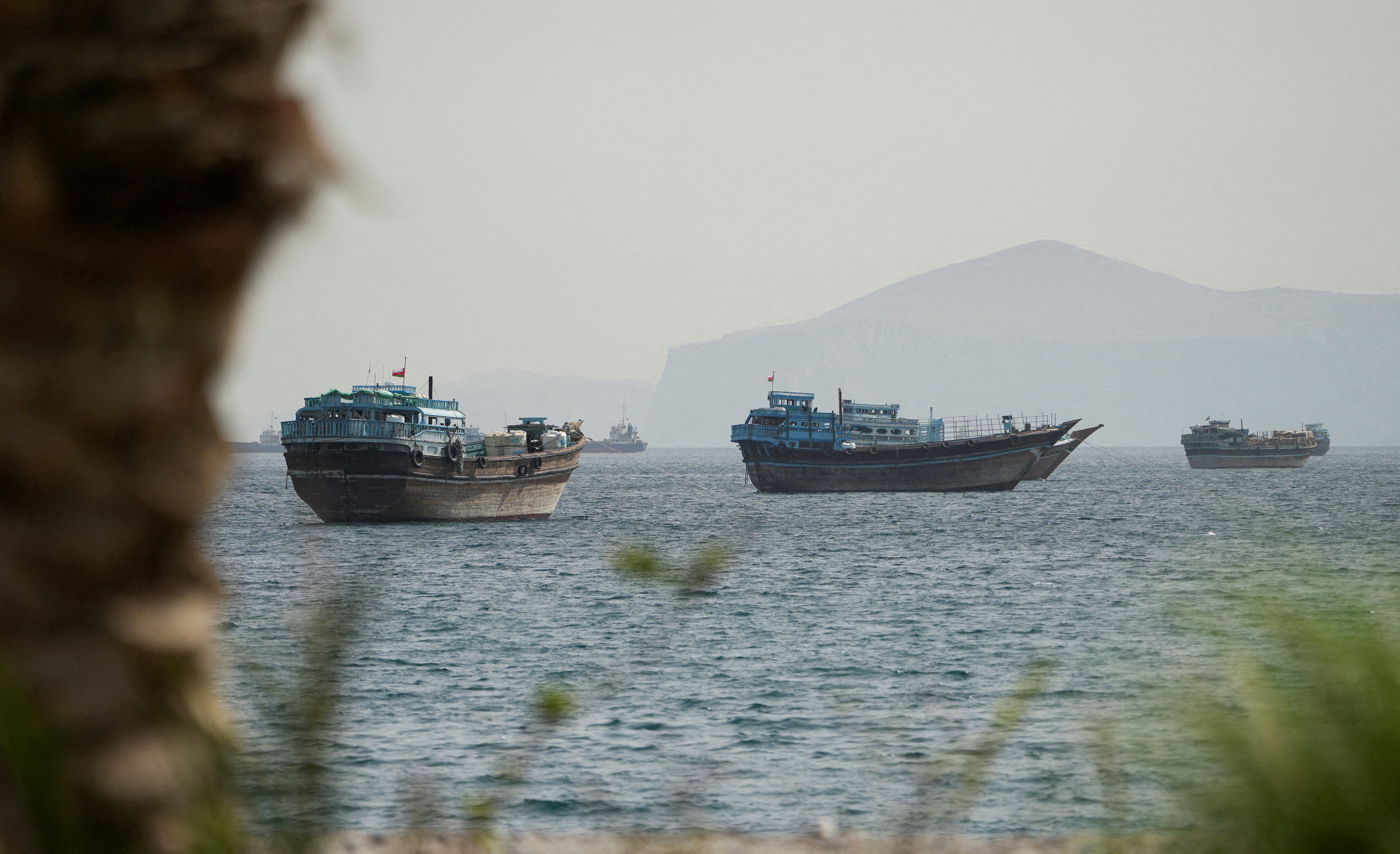 <p>The strikes targeted missile launch sites and mine-laying boats in the Strait of Hormuz</p>