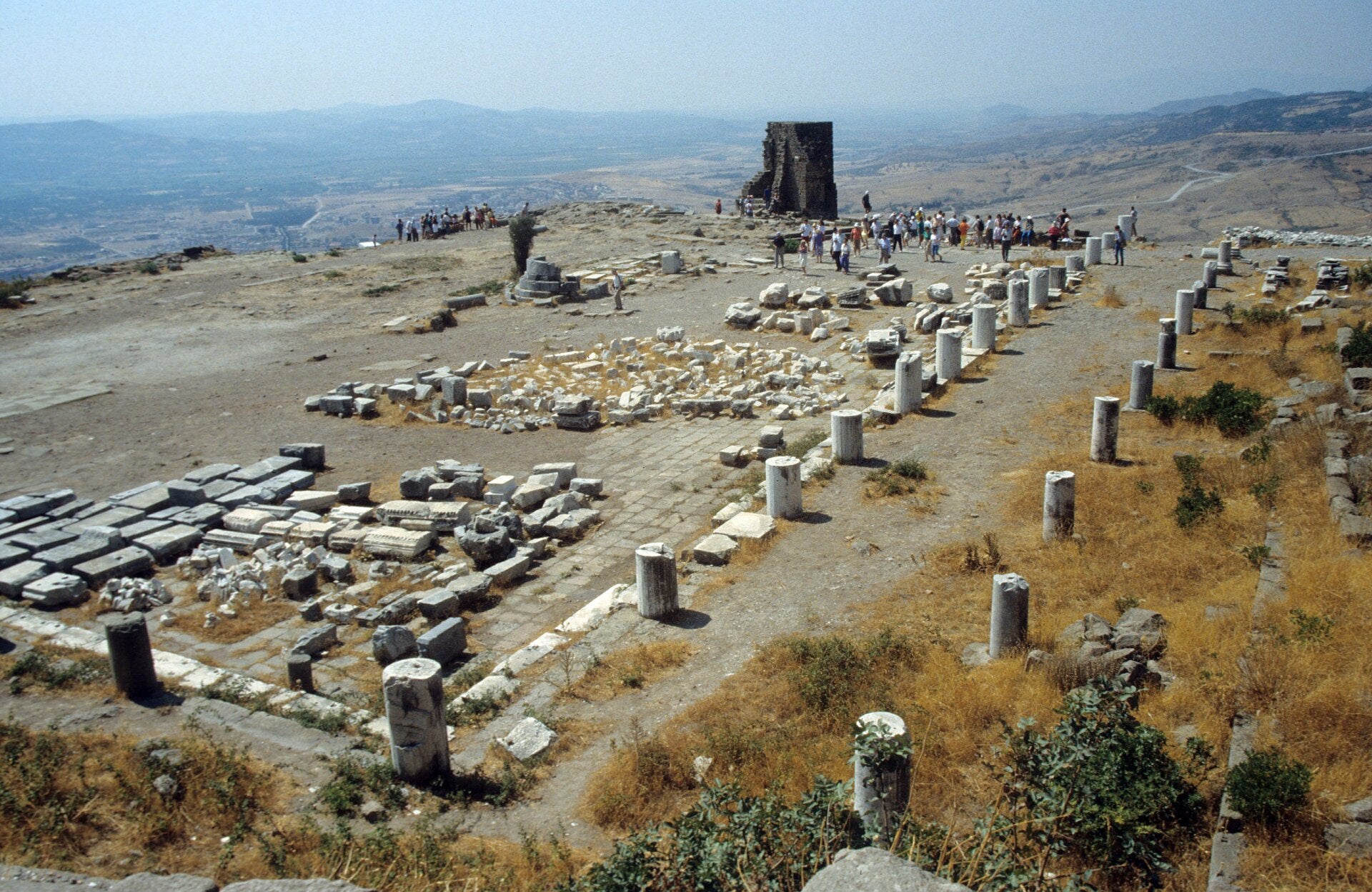 The worship of living Roman emperors - the imperial cult - had its earliest temple not in Rome, but in the great classical city of Pergamon in what is now western Turkey. That first imperial cult structure was constructed within the complex of a 3rd century BC Parthenon lookalike called the Temple of Athena (the remnants of which are pictured here).