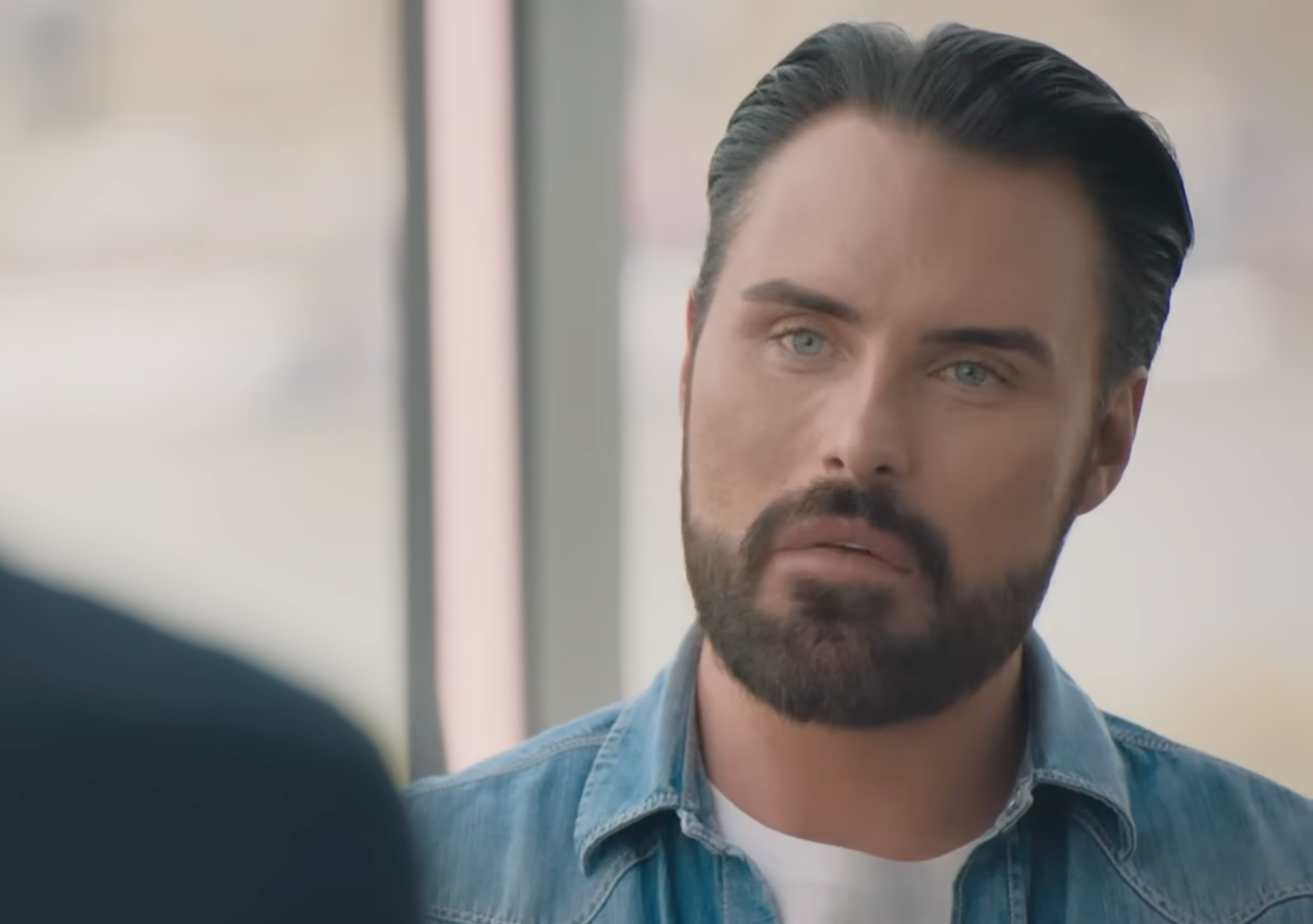 <p>Rylan Clark on 'The Assembly'</p>