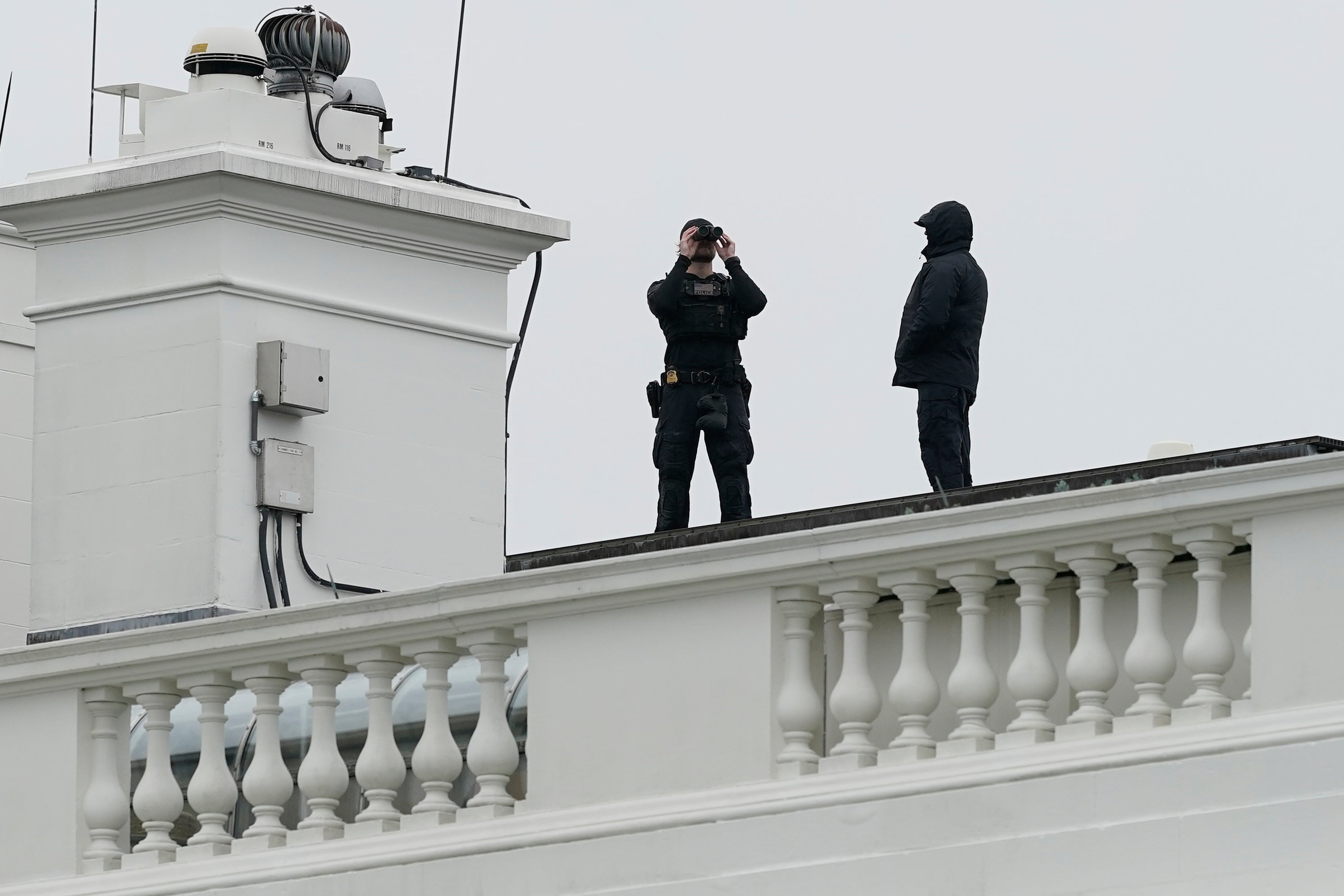 <p>The Justice Department says the latest shooting near the White House underscores the ‘national security’ emergency to resume construction of Trump’s proposed ballroom after he demolished the building’s East Wing</p>