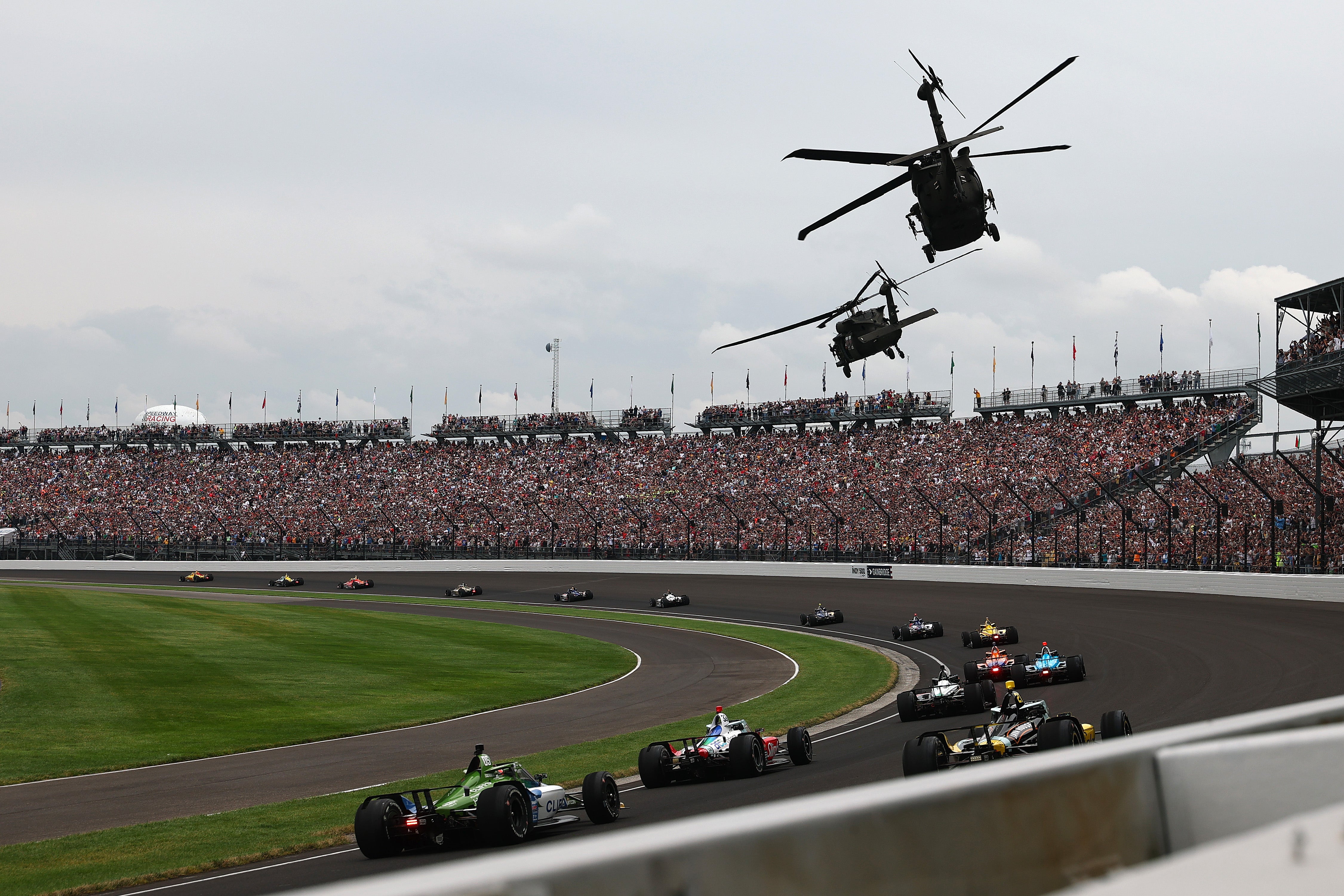 <p>California Governor Gavin Newsom has lambasted Defense Secretary Pete Hegseth for sharing a video of Army Blackhawk helicopters flying above race cars at the Indy 500</p>