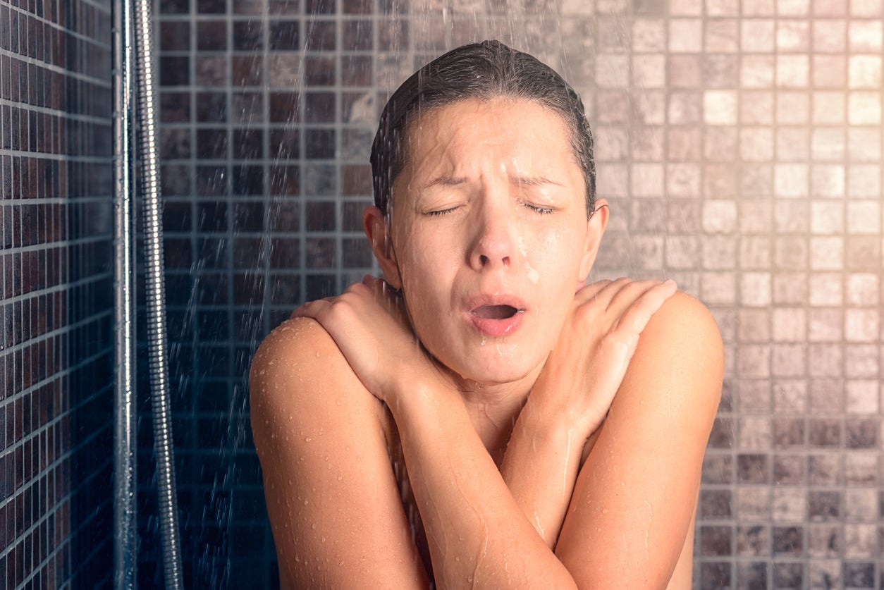 Shock: A cold shower isn’t the best way of cooling down in the heat