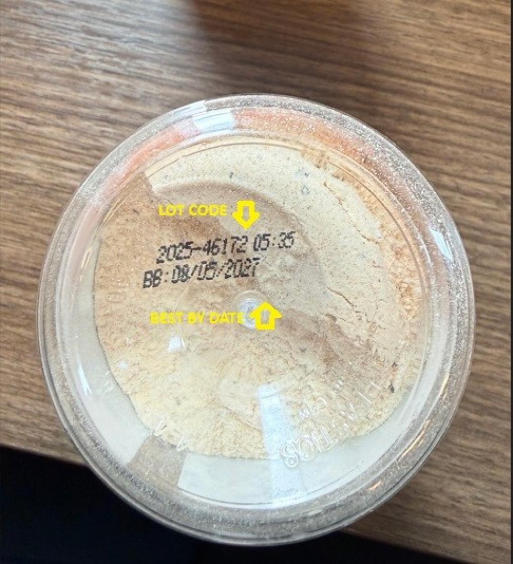 The recalled Blackstone Parmesan Ranch can be identified by one of three lot codes