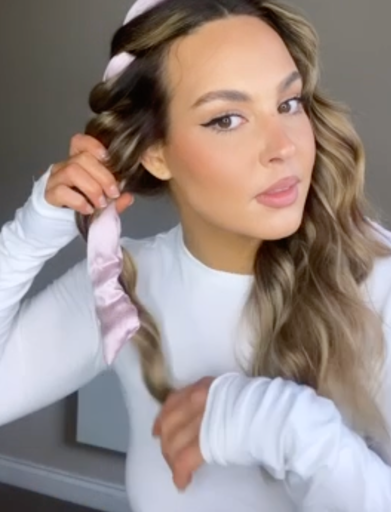 Overnight curls are a great option to style hair without heat