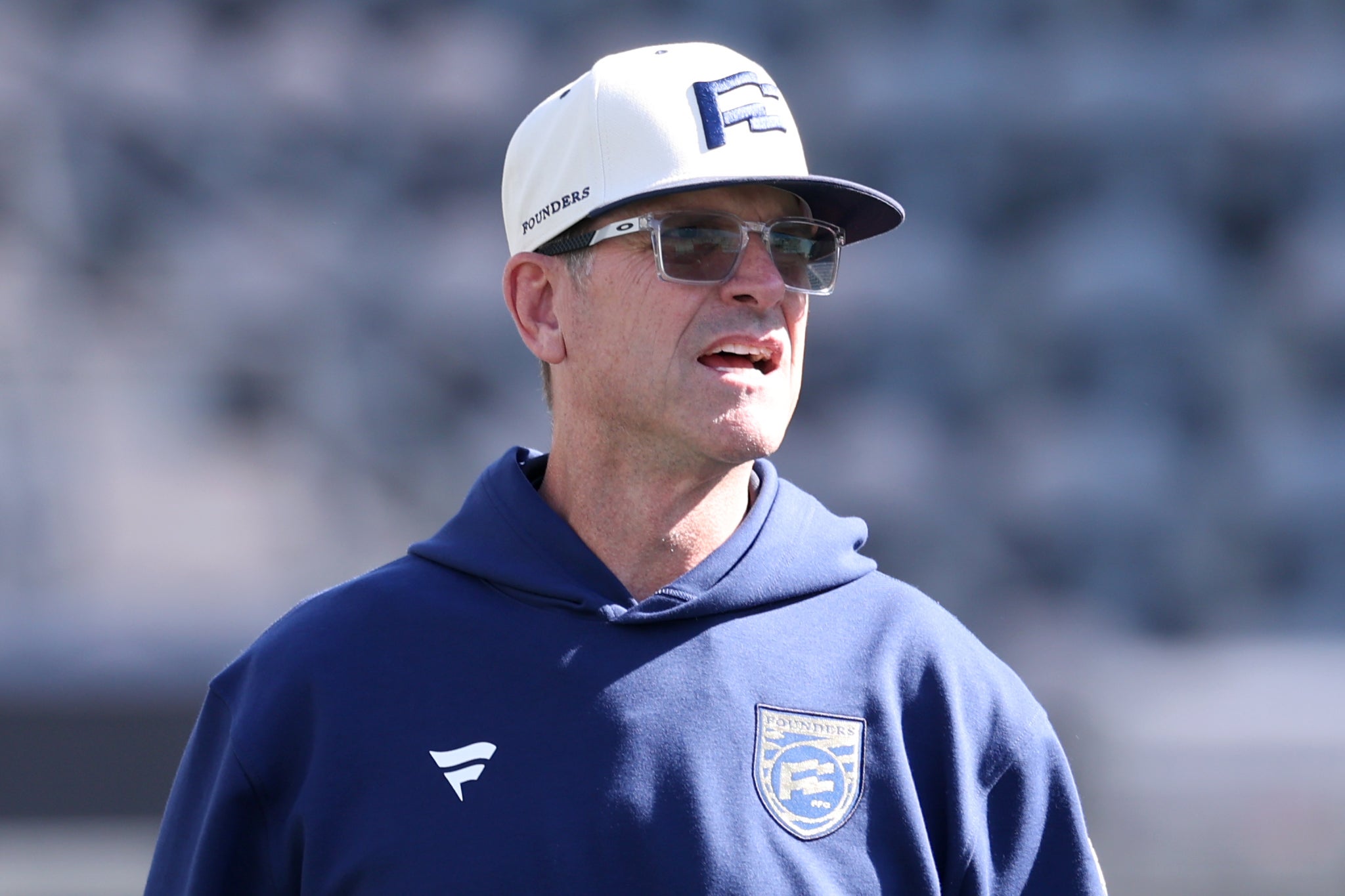 Chargers coach Jim Harbaugh said he was ‘happy’ that Justin Herbert had decided to support Madison Beer during her tour