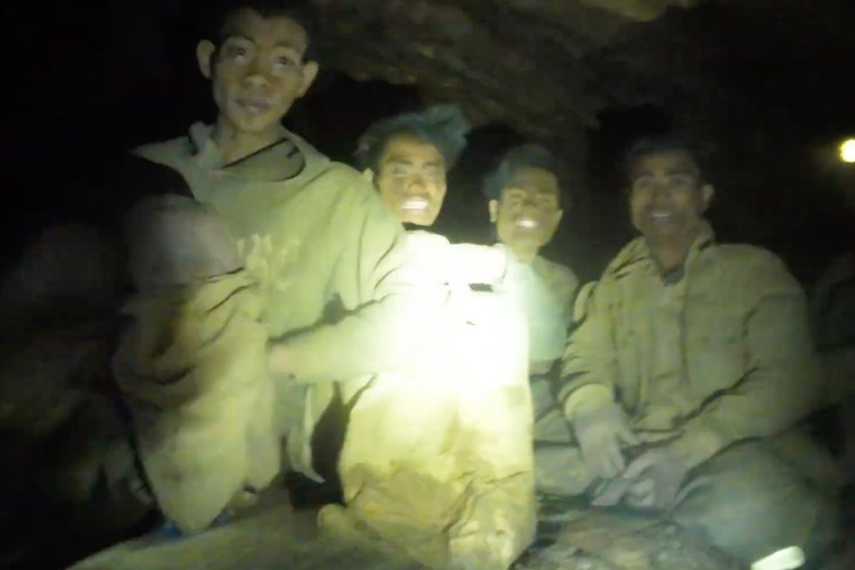 ‘Overwhelming’ moment five people were found alive inside flooded Laos cave