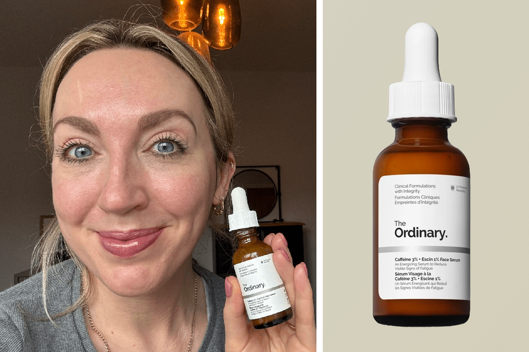 The Ordinary’s brightening caffeine serum worked instantly