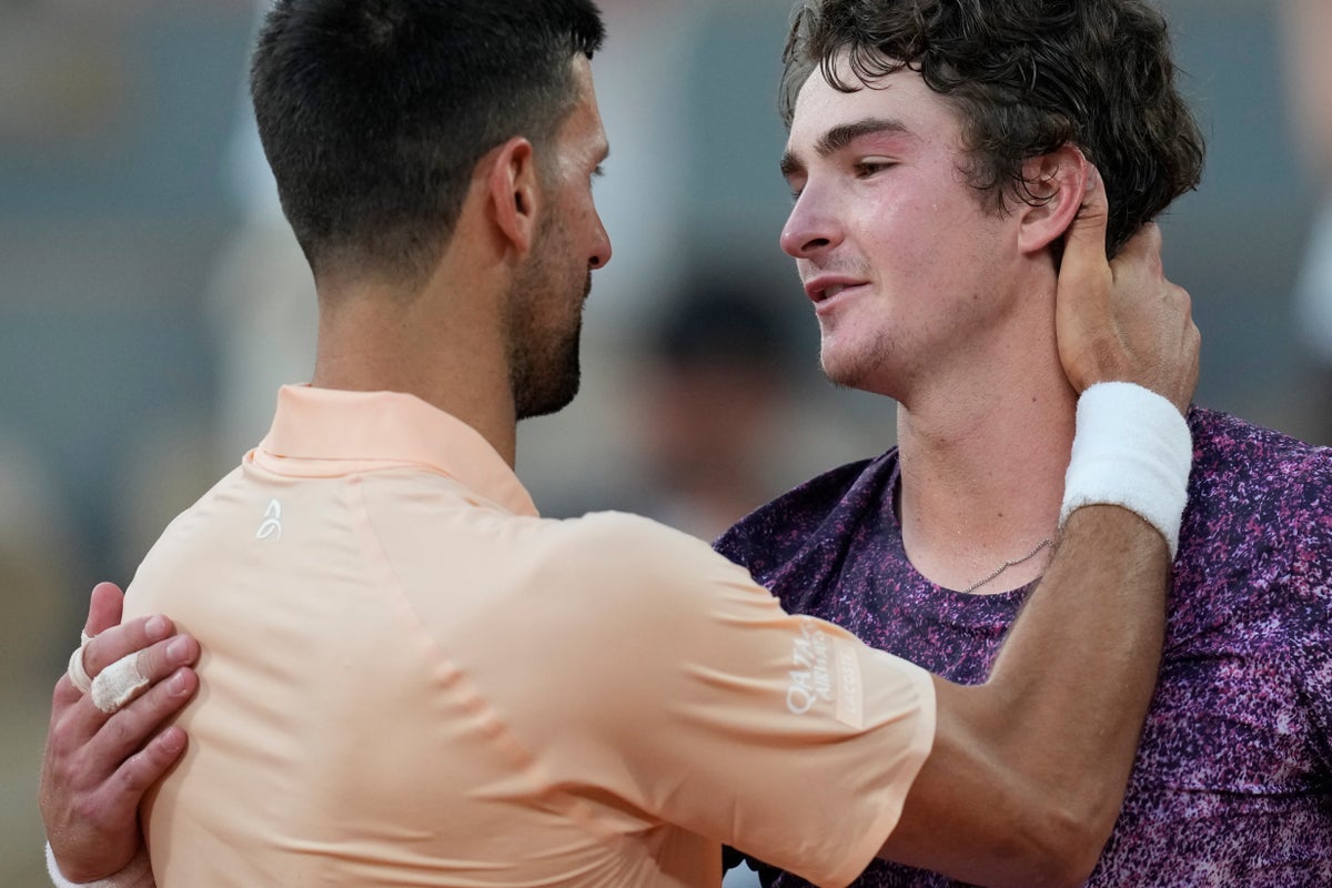 Who on earth is winning this French Open? Ranking the first-time grand slam champion contenders Copy link Bookmark Go to comments Bookmark popover Removed from bookmarks Joao Fonseca knocked out Novak Djokovic a day after Jannik Sinner crashed out ( AP )