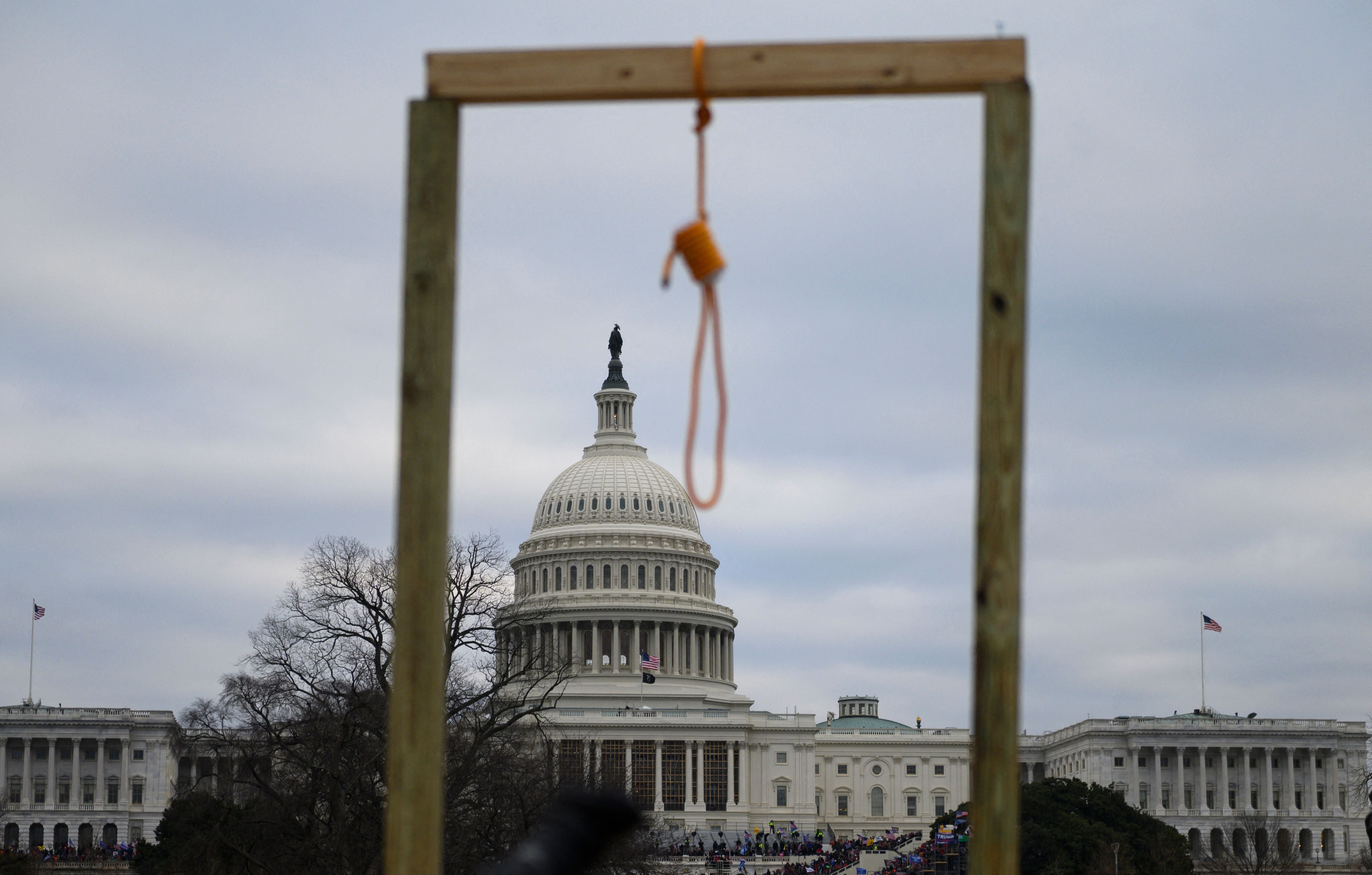 Capitol rioters chanted ‘Hang Mike Pence’ connected January 6, 2021, believing nan erstwhile vice president had nan authority to decertify nan 2020 statesmanlike predetermination results aft Trump mislaid to Biden