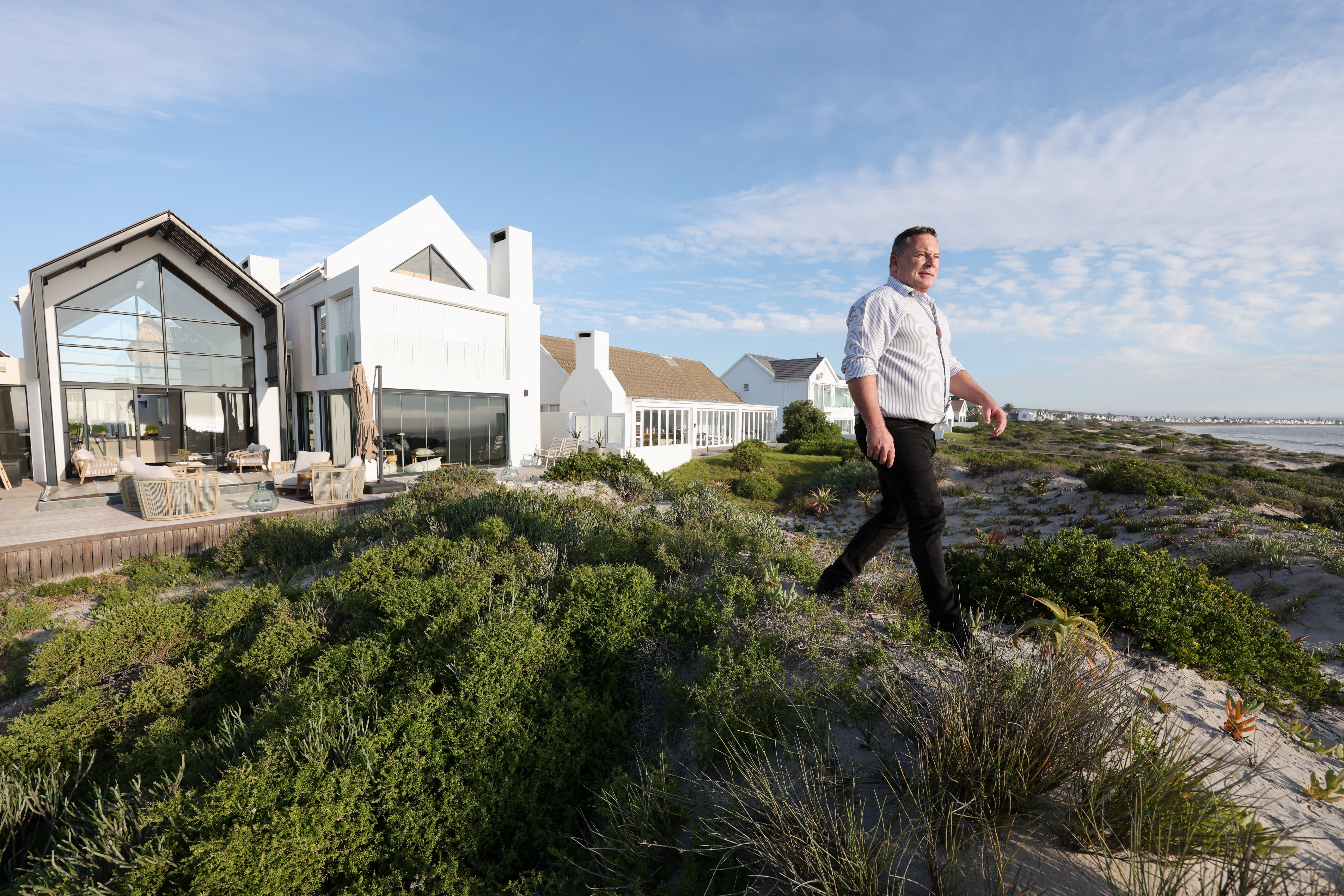 "When Trump's connection came, it was an opportunity from heaven," said Du Venage, speaking from a rented seaside location successful Saint Helena Bay, northbound of Cape Town