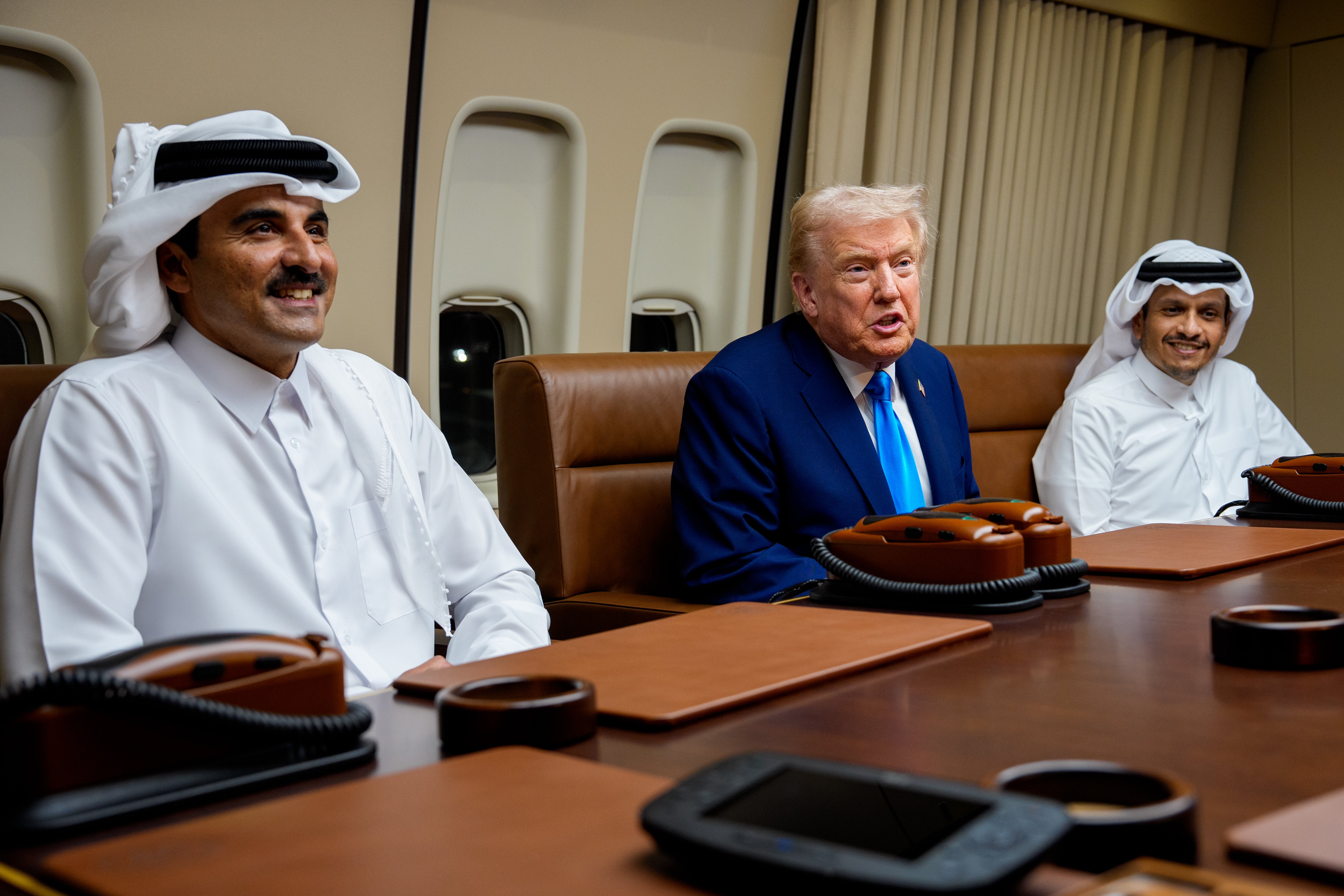 Qatar gave Trump a $400 million jet that he intends to employ as Air Force One, then store at his presidential library after he leaves office