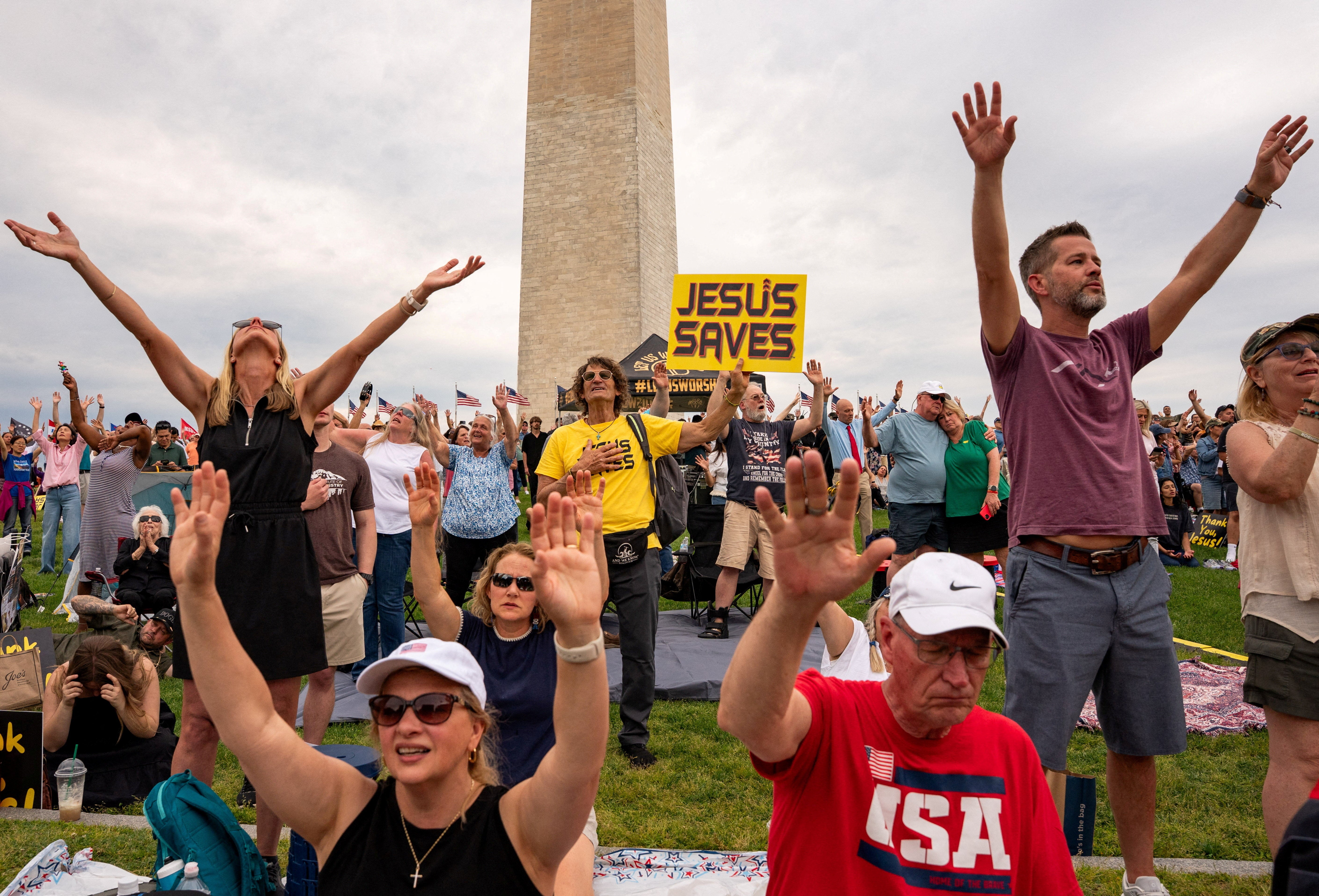 Rededicate 250 continued arsenic planned contempt nan substance spillage pinch video statements from President Trump and Secretary of State Marco Rubio, speeches from belief leaders and performances from Christian musicians