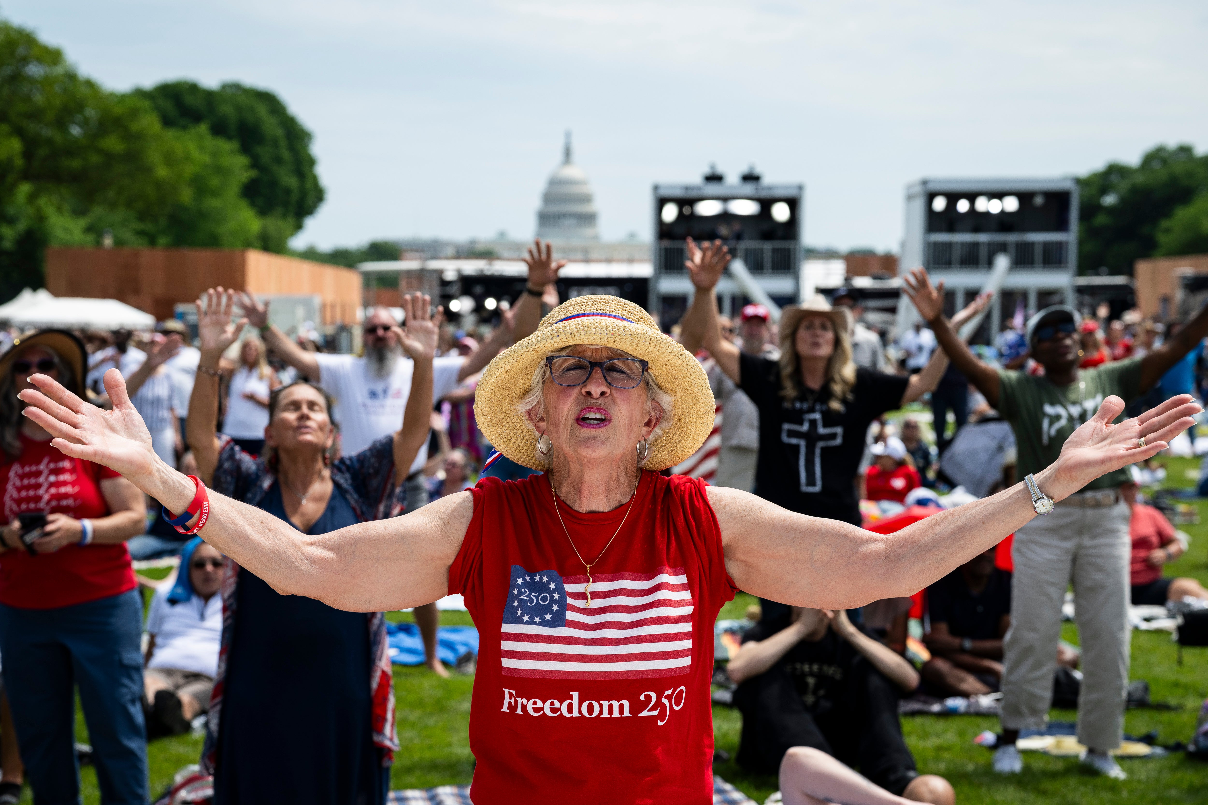 Trump stuffed Freedom 250 into nan tax-exempt National Park Foundation, which raises backstage dollars for nationalist projects, making it difficult to cognize wherever money is coming from and really money is being spent connected his Fourth of July project