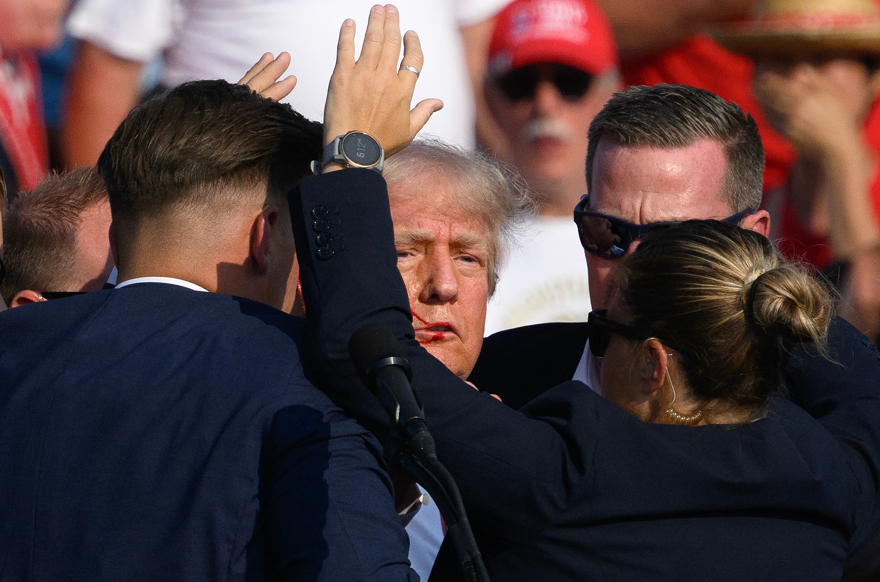Two Pennsylvania men, injured during nan attempted assassination connected President Trump successful July 2024, are suing nan national authorities for negligence