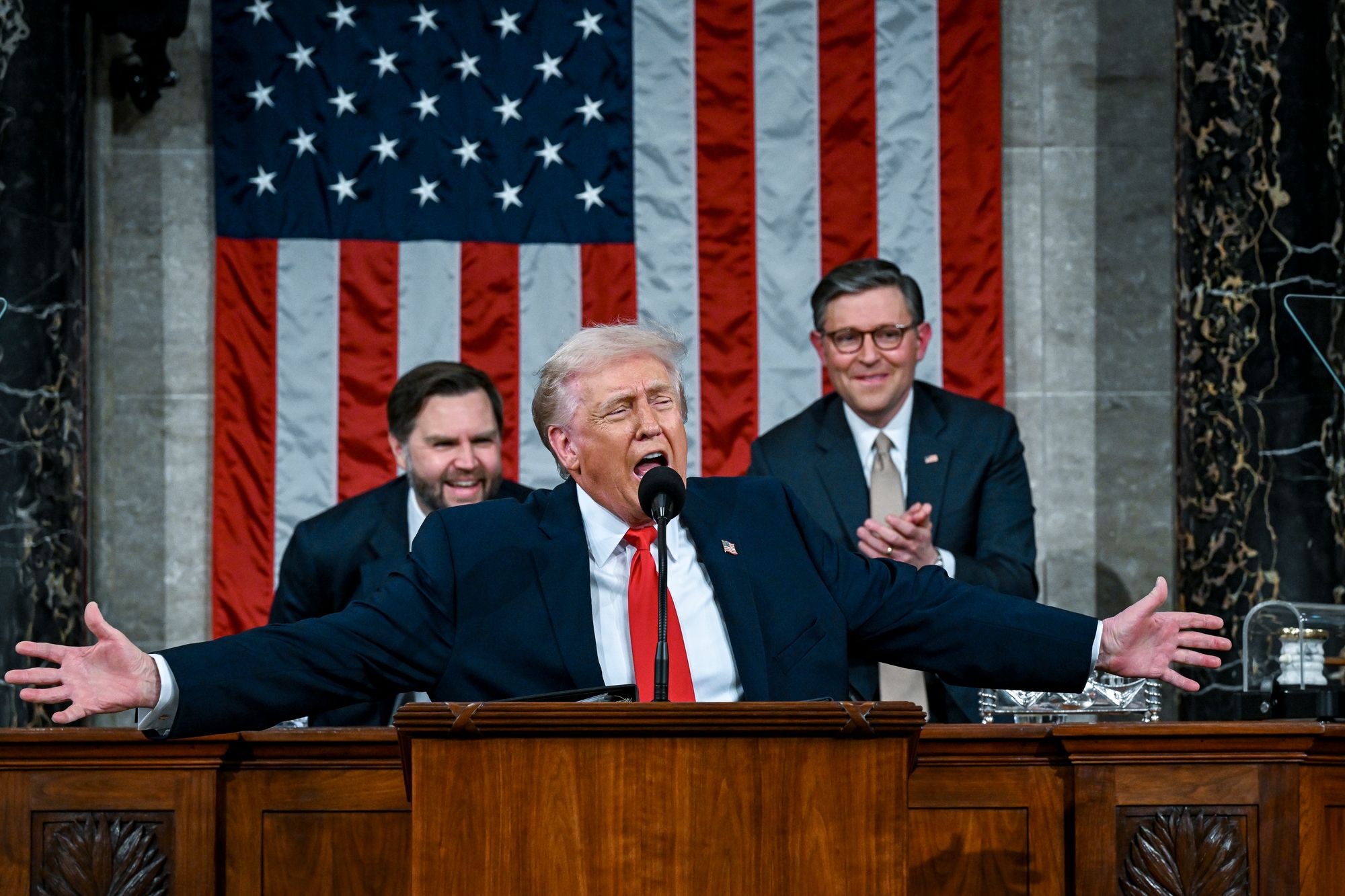 Santos’ caller alleged strategy reportedly centered astir whether he would be President Donald Trump’s State of nan Union address