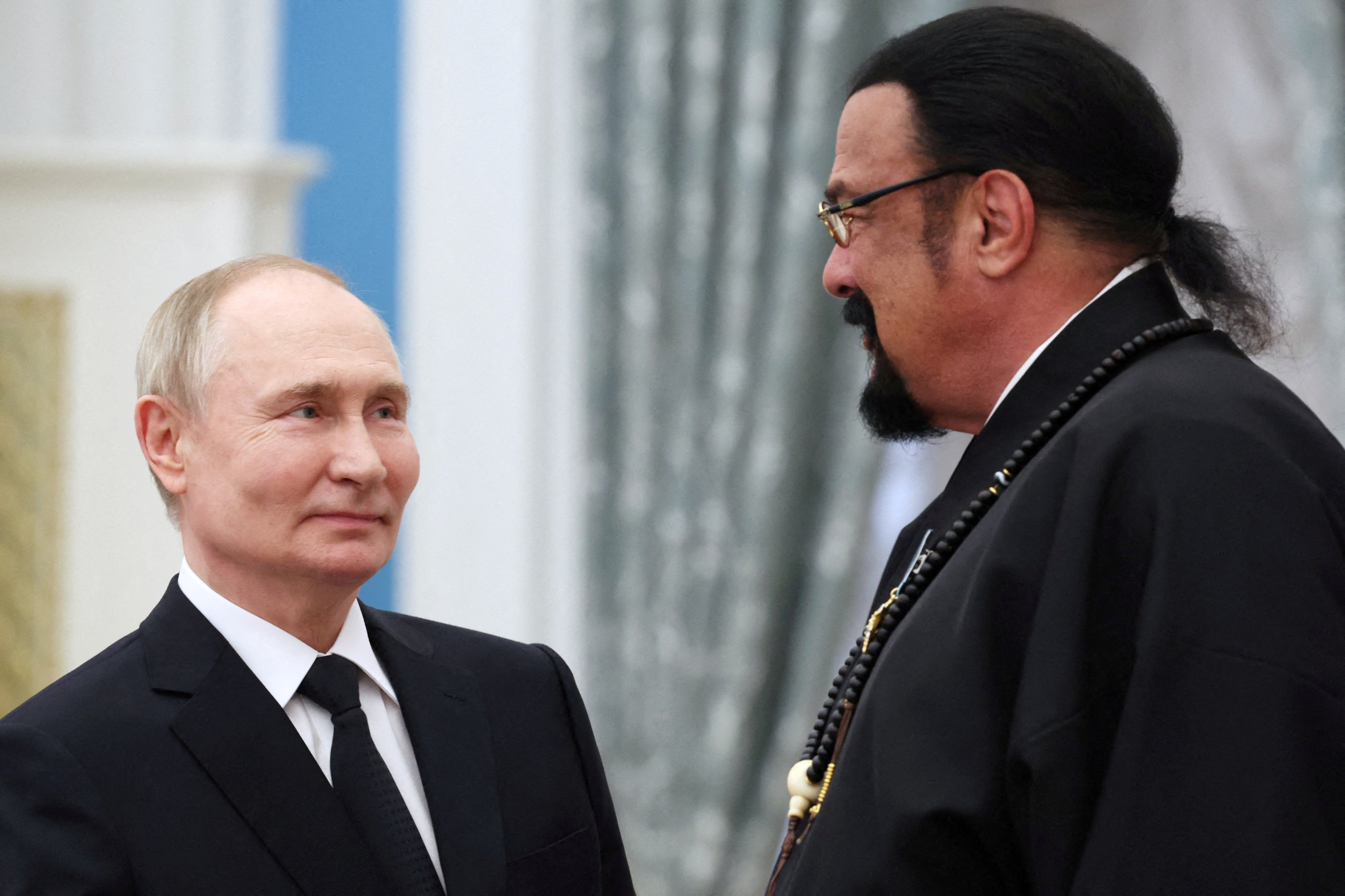 Putin pinch nan Russian Foreign Ministry's typical typical for Russian-American humanitarian relations, character and shaper Steven Seagal