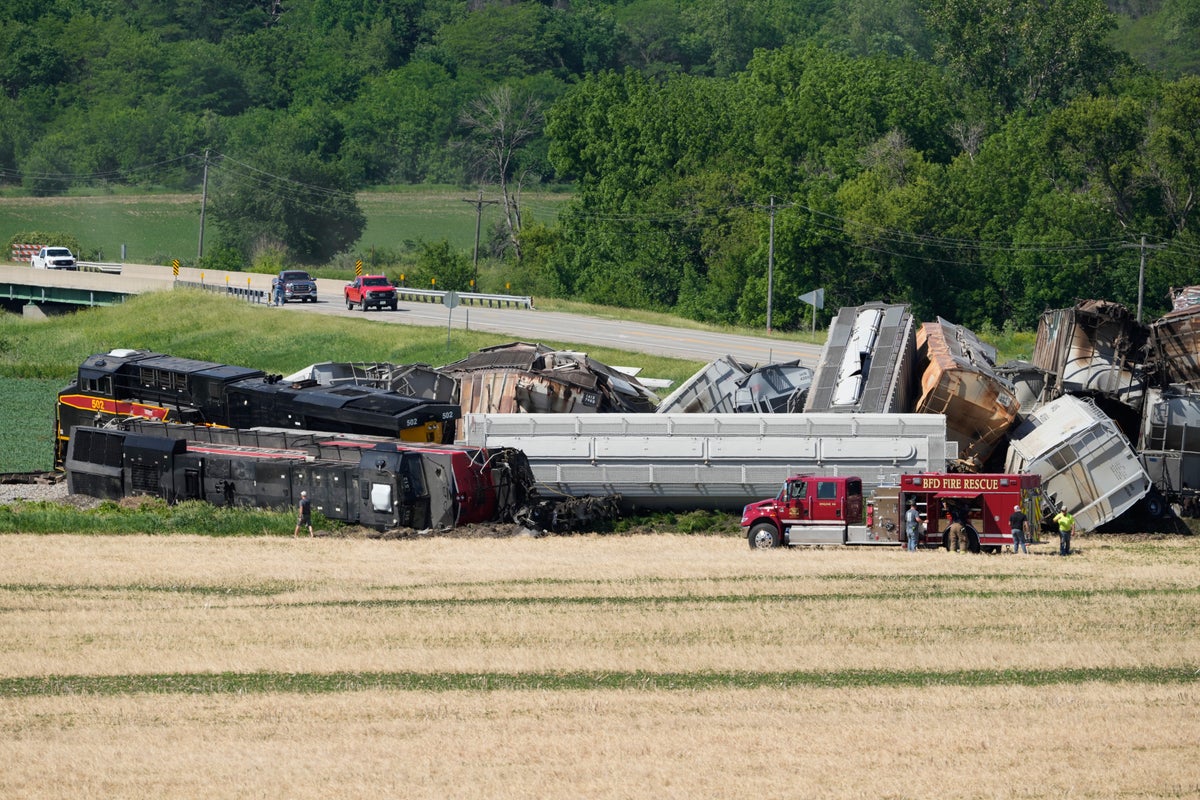 One dead and another injured after a train and semi-truck collide in Iowa