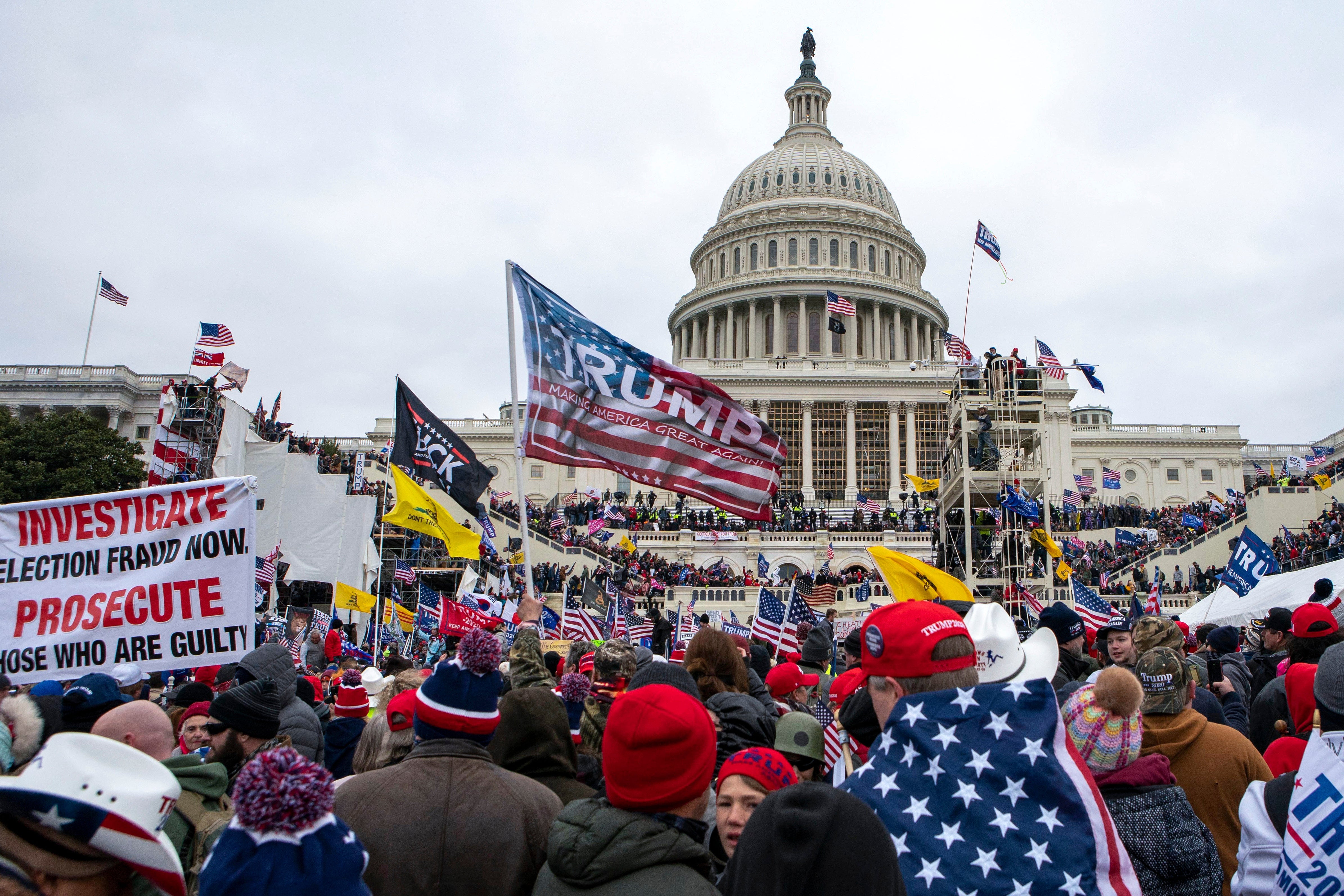 Trump has accused Democrats -- and particularly nan anterior statesmanlike management of Joe Biden -- of illegally targeting his allies, including those progressive successful nan January 6, 2021, battle connected nan U.S. Capitol