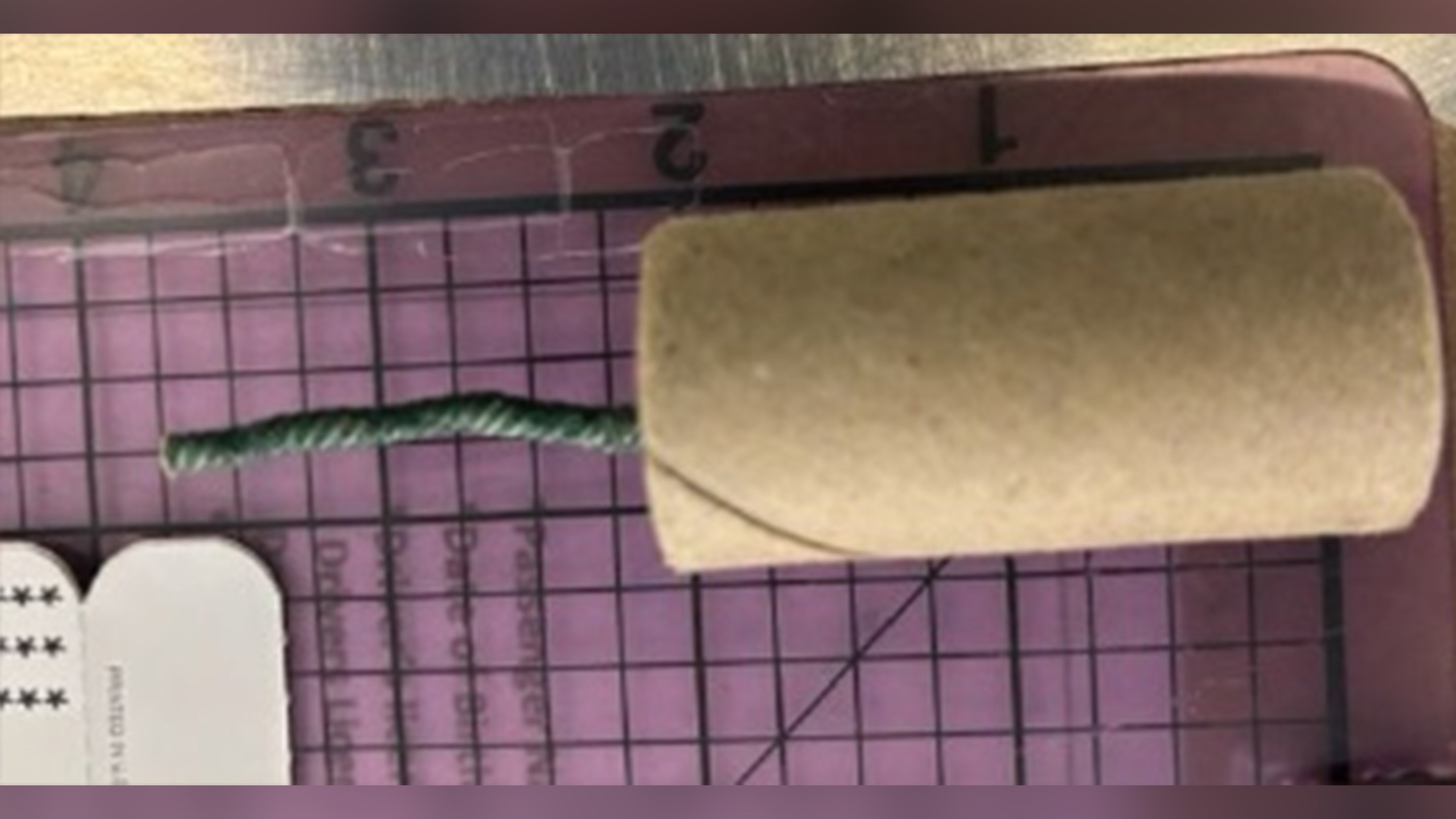 A image released by nan TSA showing nan alleged explosive instrumentality that could person done harm to an airplane