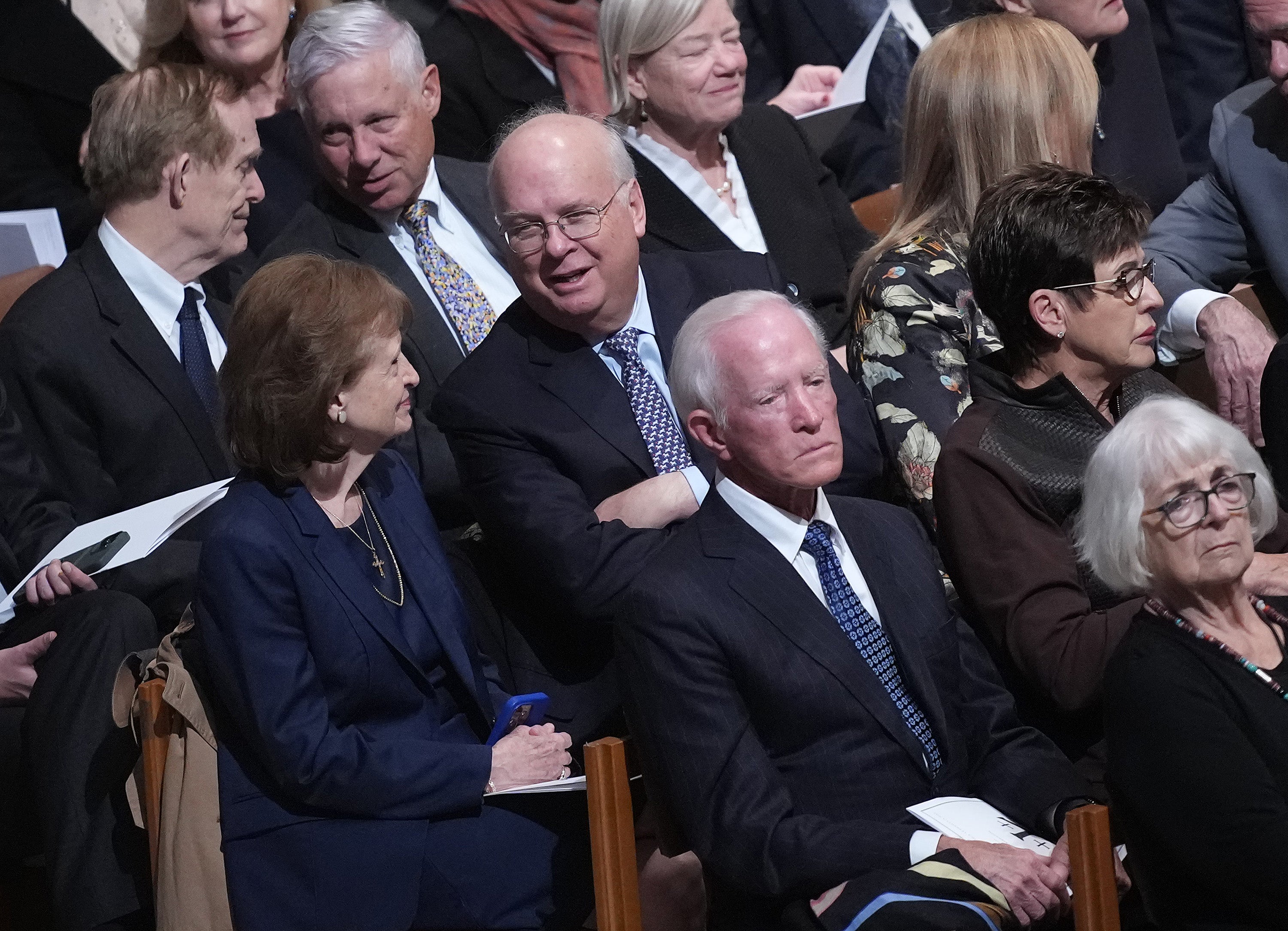 Rove, a erstwhile advisor to George W. Bush, pictured present astatine Dick Cheney's ceremonial successful November 2025