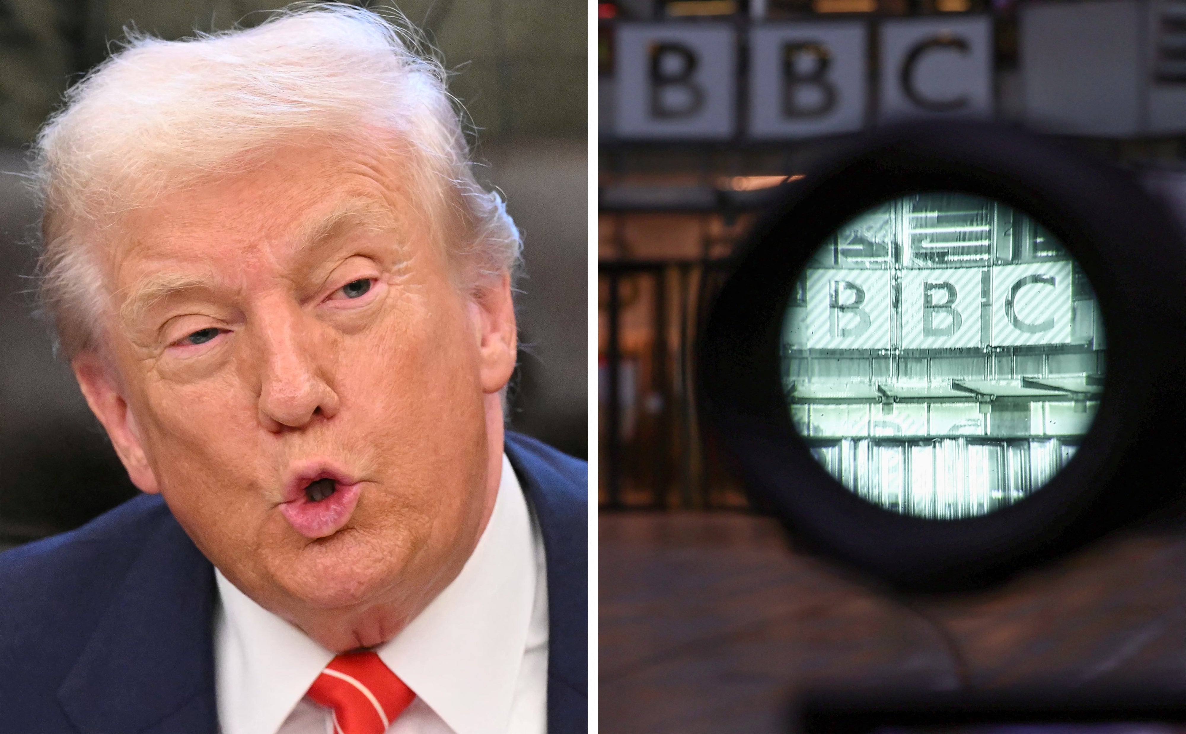 Trump has accused nan publically funded broadcaster of defaming him by splicing together parts of a January 6, 2021, reside to make it look that he directed supporters to large wind ​the U.S. Capitol
