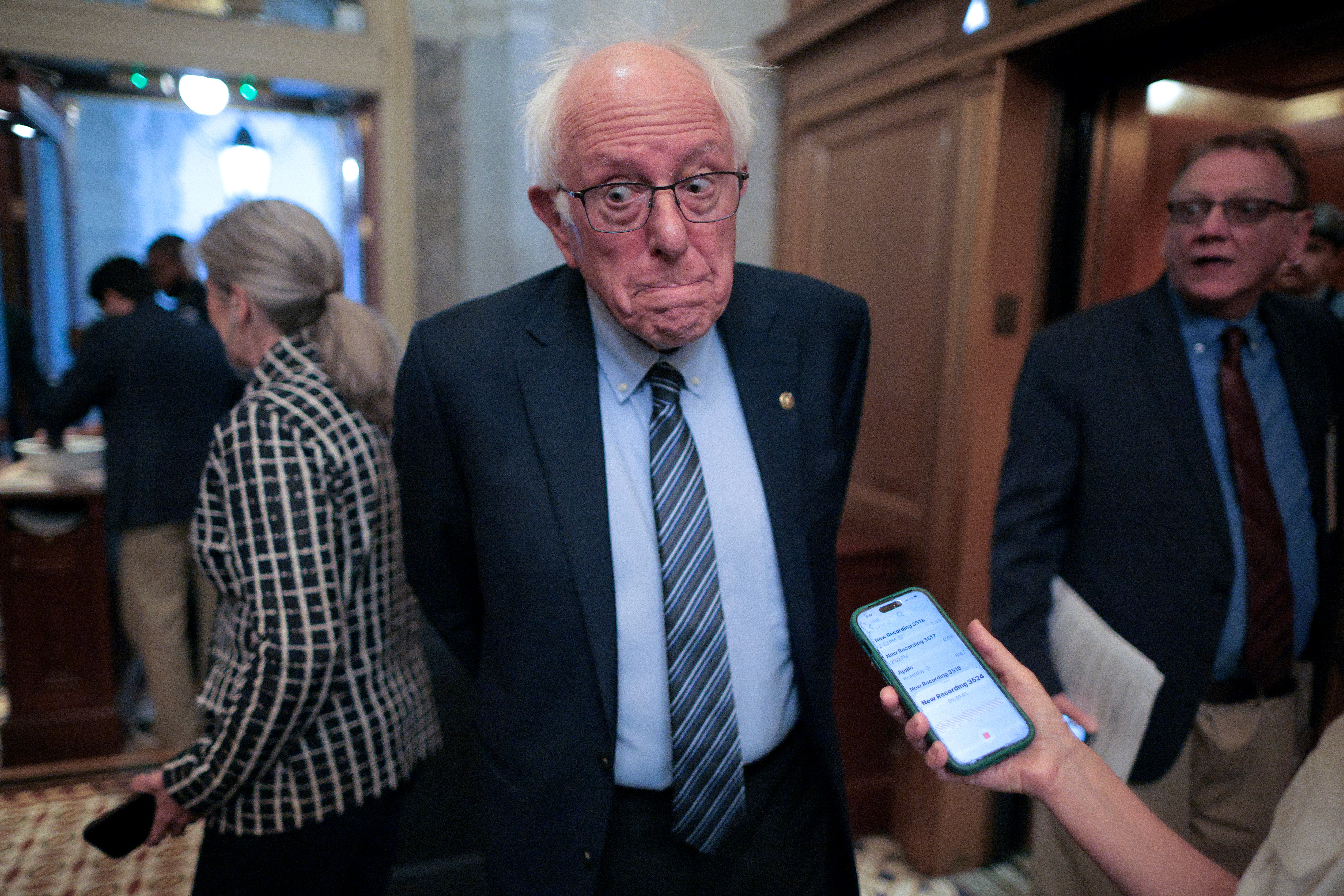Sen. Bernie Sanders (I-Vt.) has vocally defended Platner, a governmental protege.