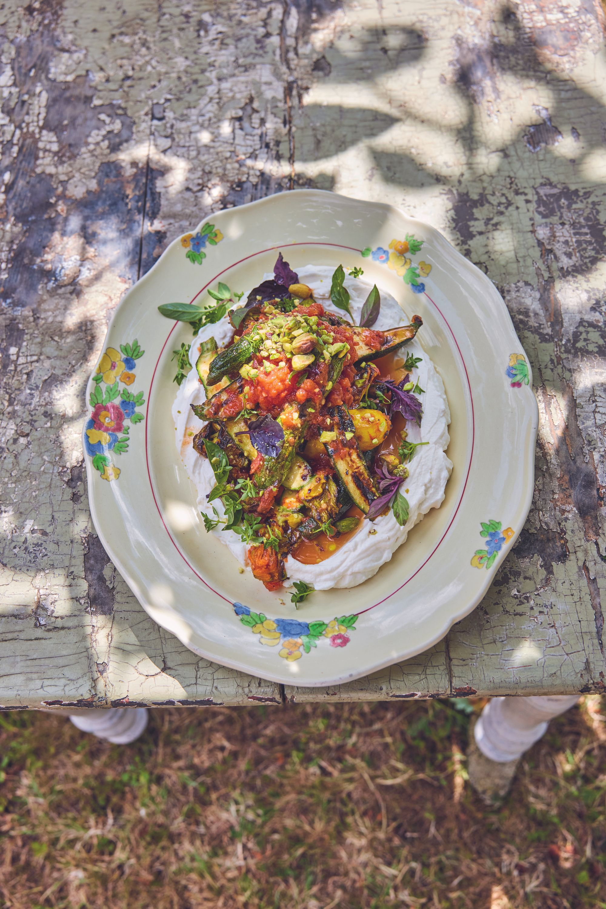 Peak-summer ingredients, a barbecue and a big platter to share – classic Jamie