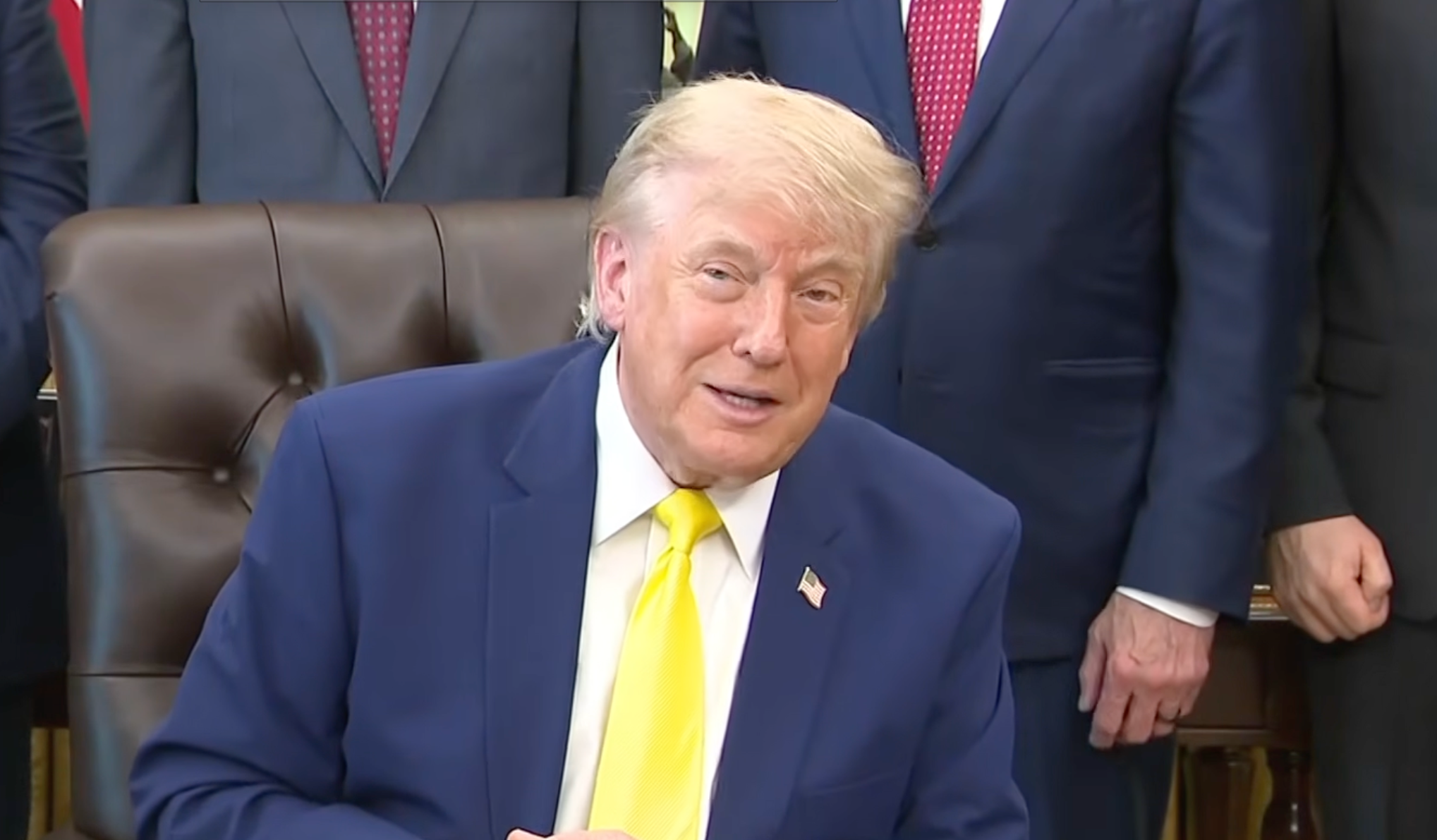 President Donald Trump sneers complete nan thought that Hunter Biden could tally for nan White House successful 2028