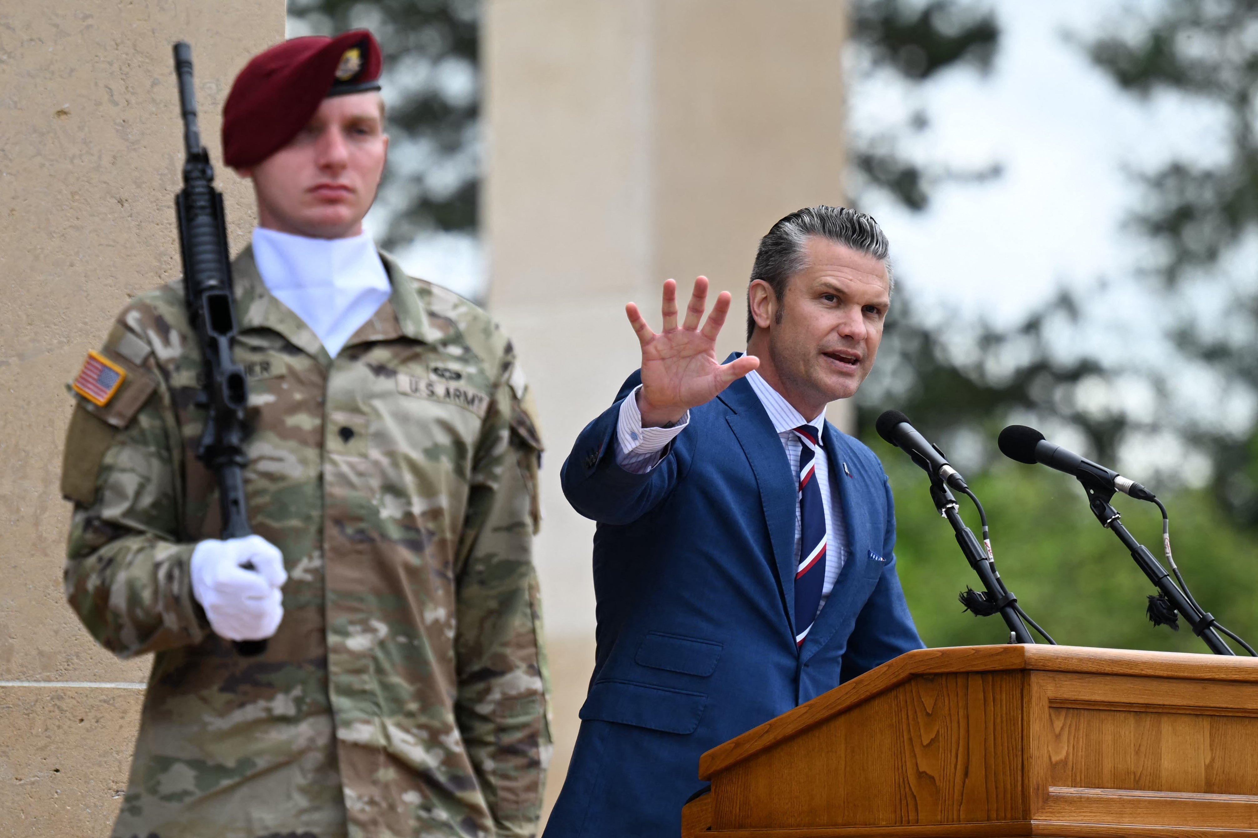 Hegseth na događaju Dana D 2025