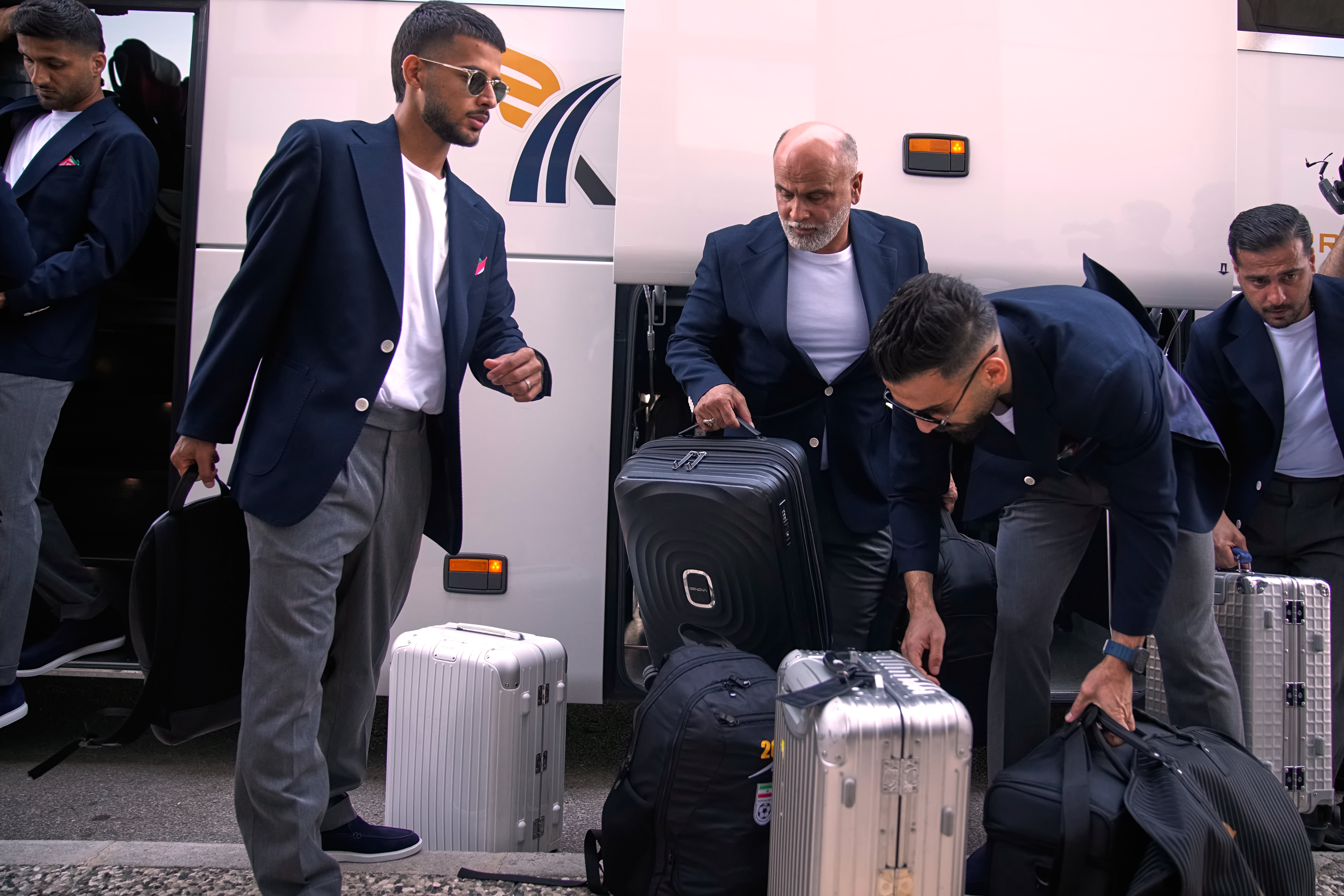 Iran's players arrive at Antalya airport