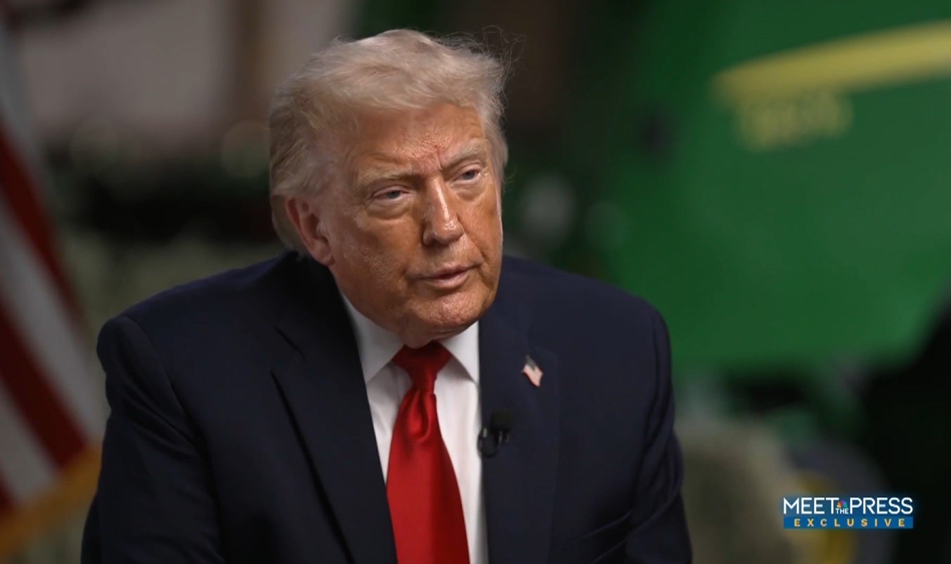 But after clashing with Welker over his false assertions about voter fraud in 2020, which lead to the January 6 attack on the Capitol and his own prosecution, the president snapped at the anchor: ‘Let's call it quits, because I've had enough. Thank you, darling’