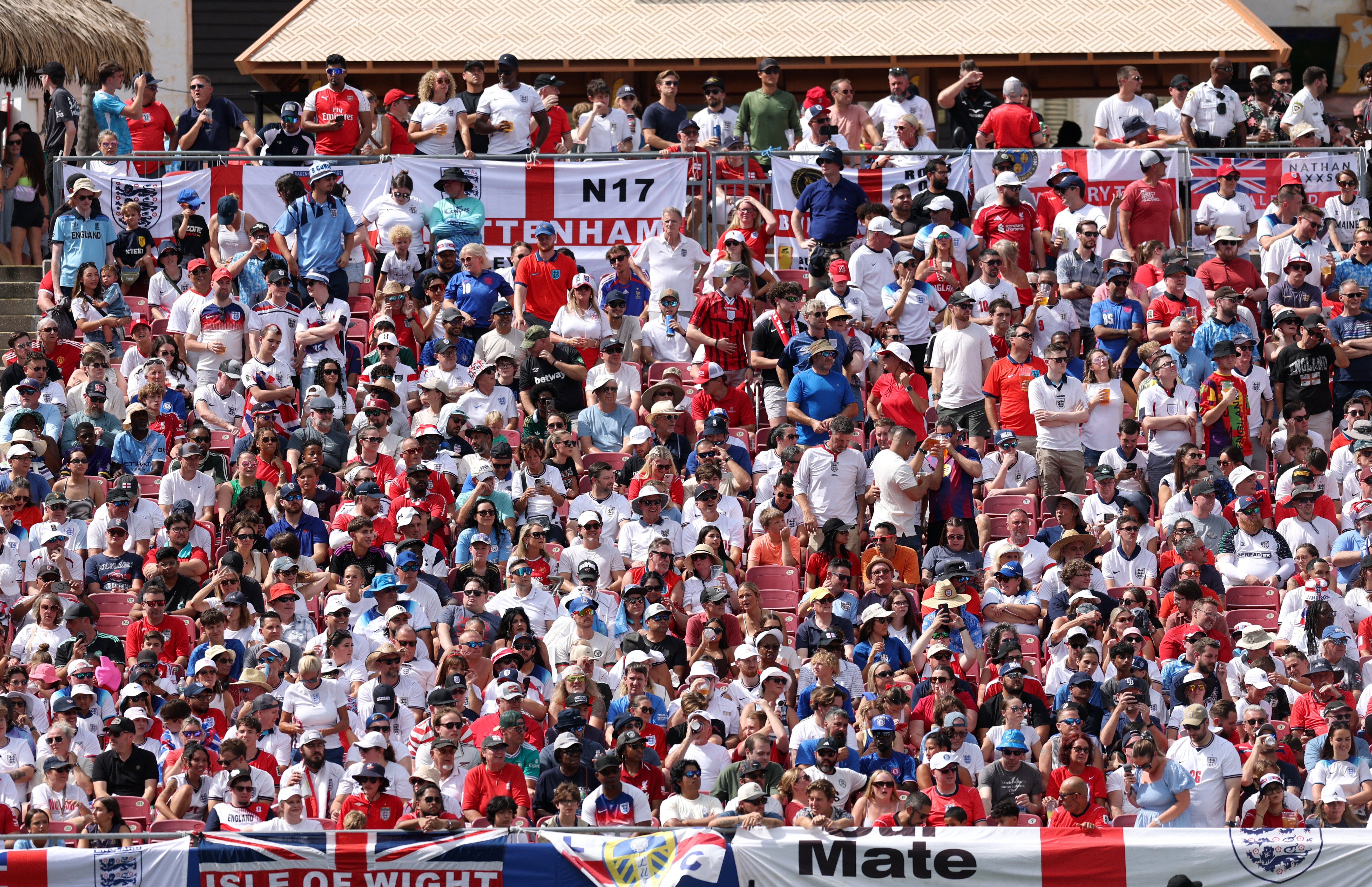 England played New Zealand in Tampa, Florida, at the time of the shooting in Kansas City as part of friendly matches ahead of the World Cup beginning