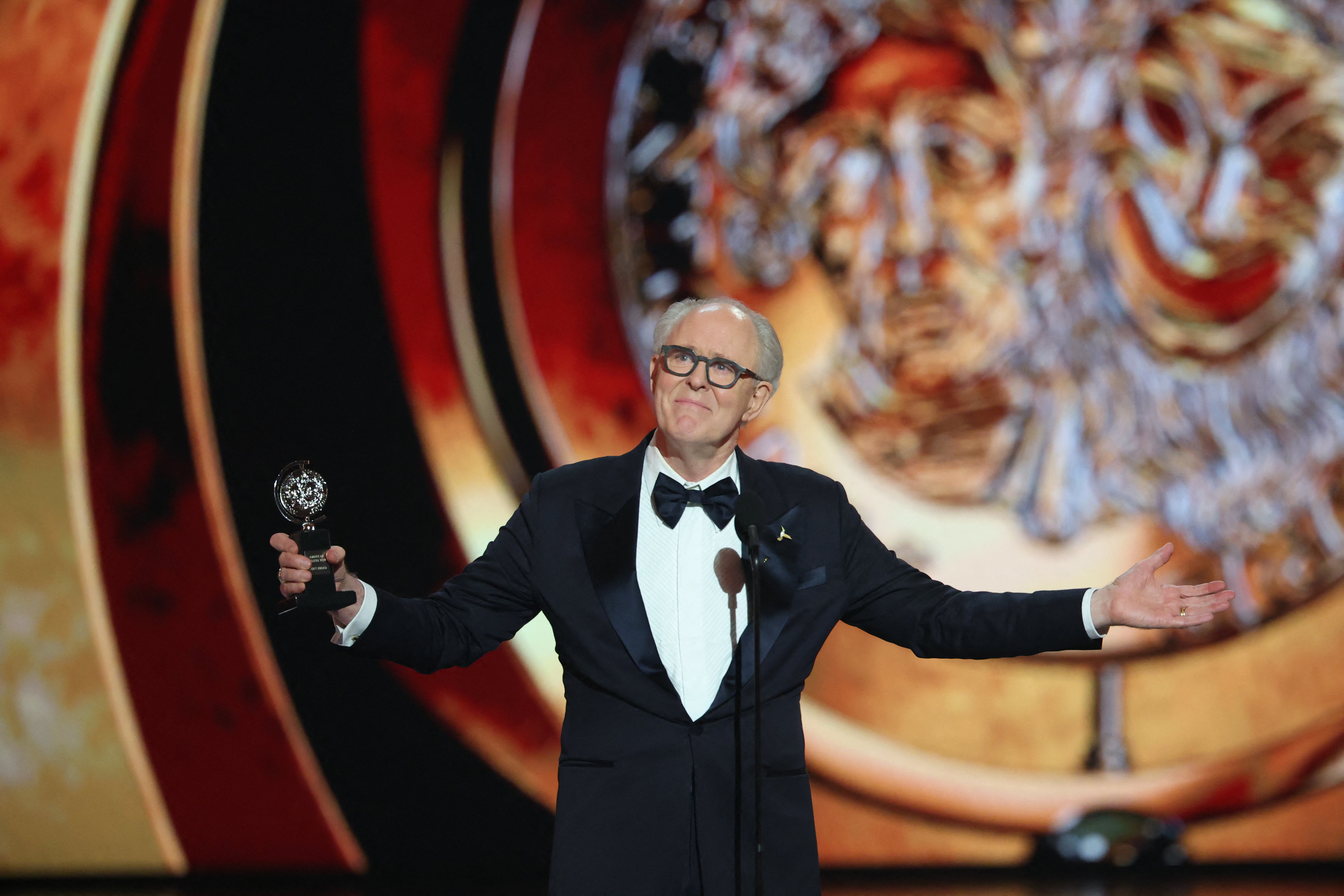 John Lithgow received the Tony Award for Lead Actor in a Play for 'Giant'
