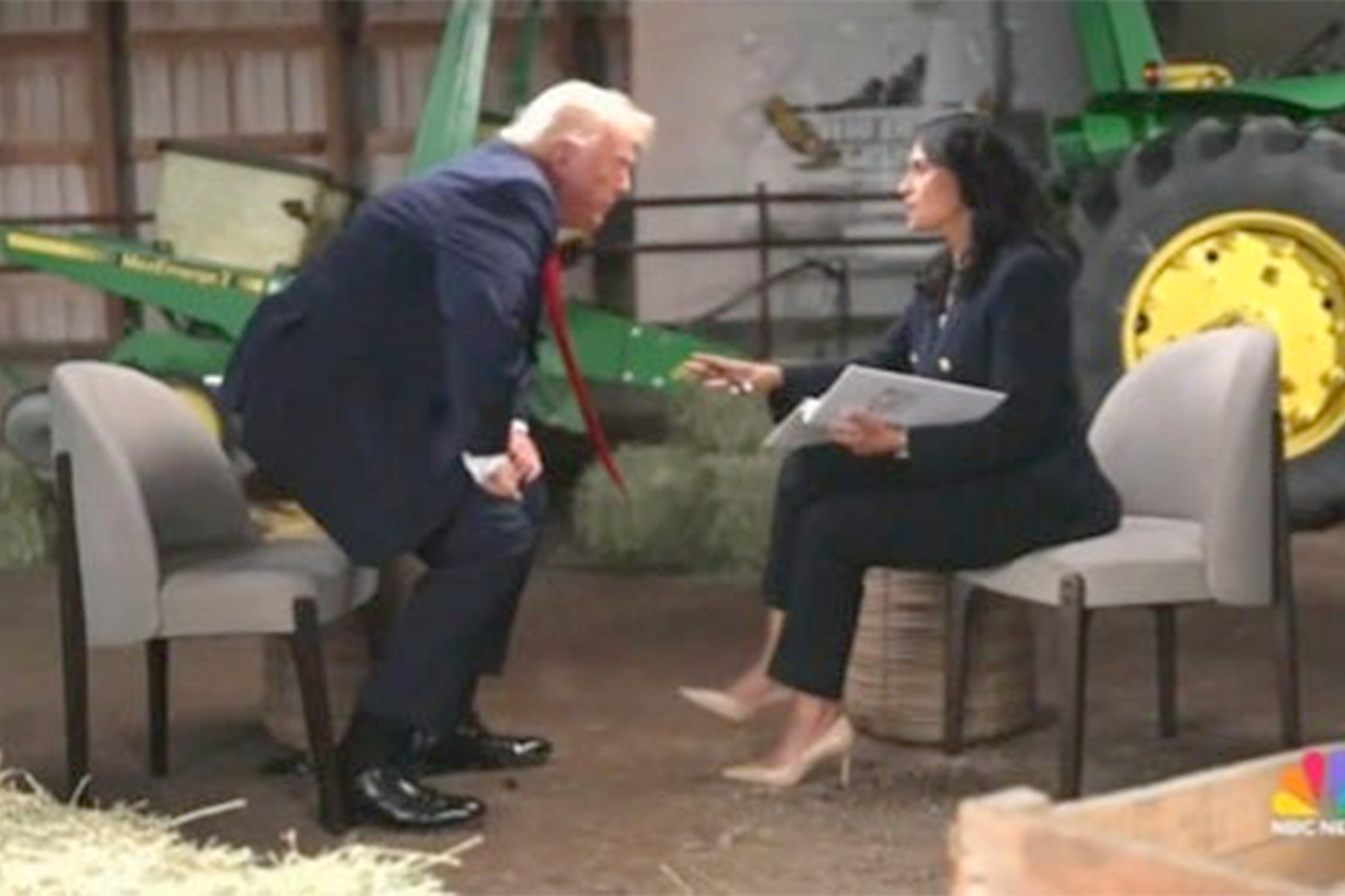 Trump accused Welker of being ‘crooked aliases stupid’ earlier marching out