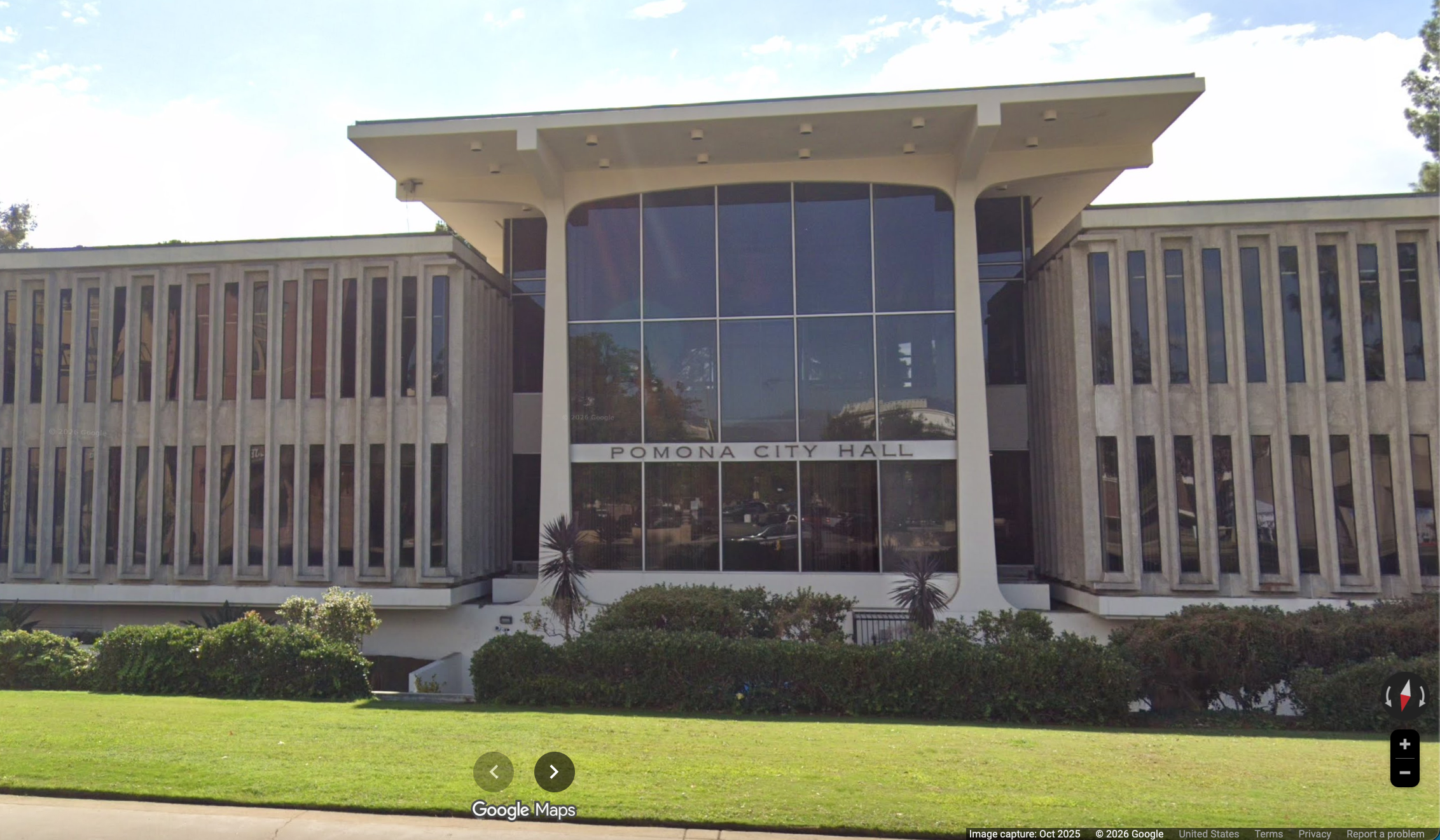 Pomona City Hall successful Pomona, California. City officials apologized aft residents received beingness copies of its recreation guideline that inadvertently contained big images