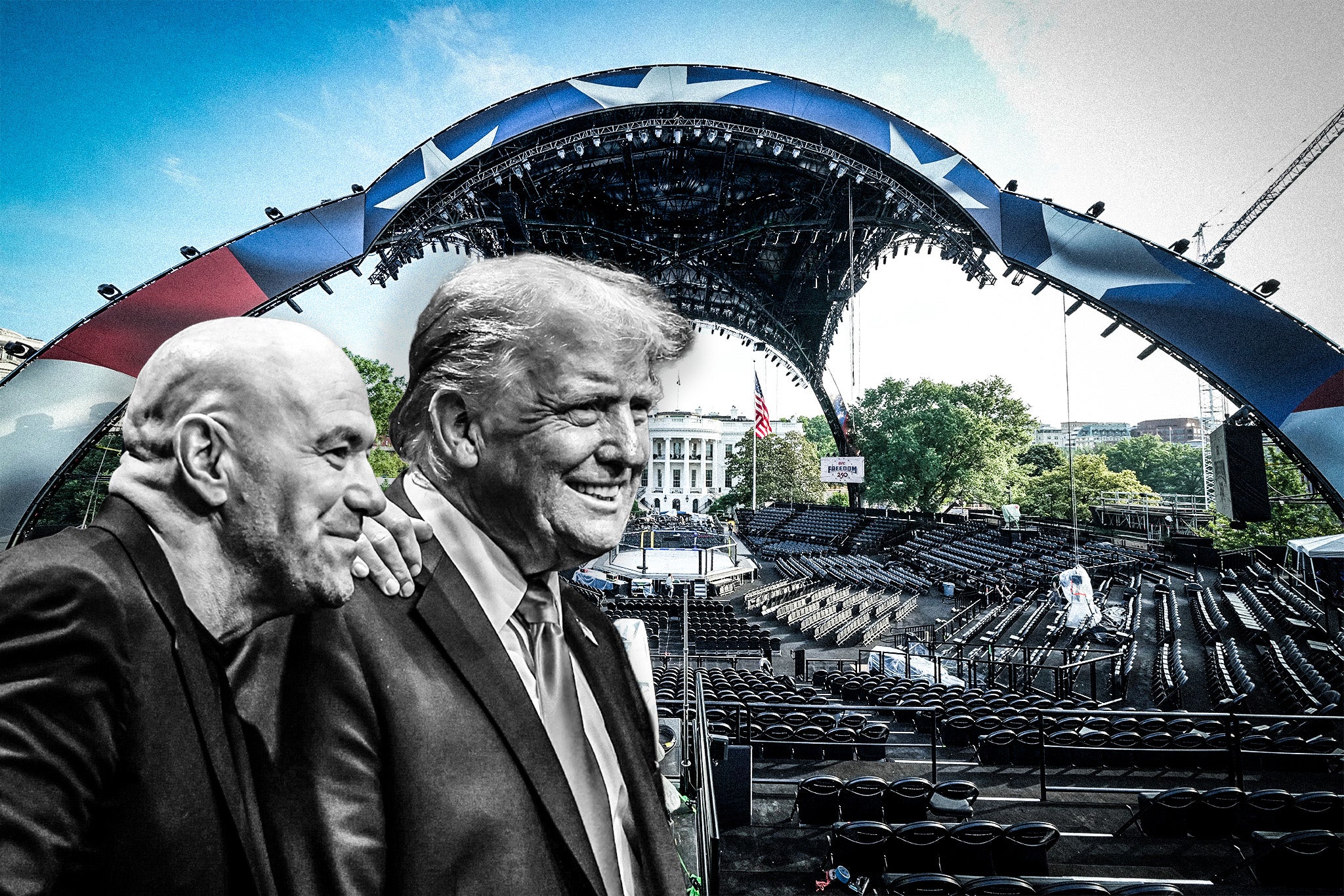 UFC’s parent company is betting $60M on Trump’s White House cage fights. It could all be ruined by flies