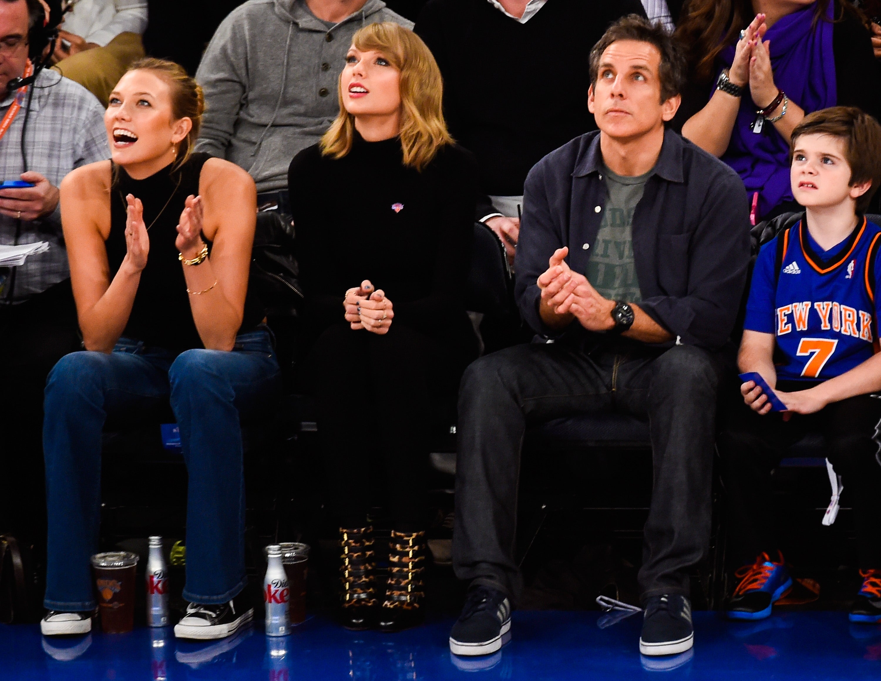 Taylor Swift é vista nos jogos dos Knicks desde 2014