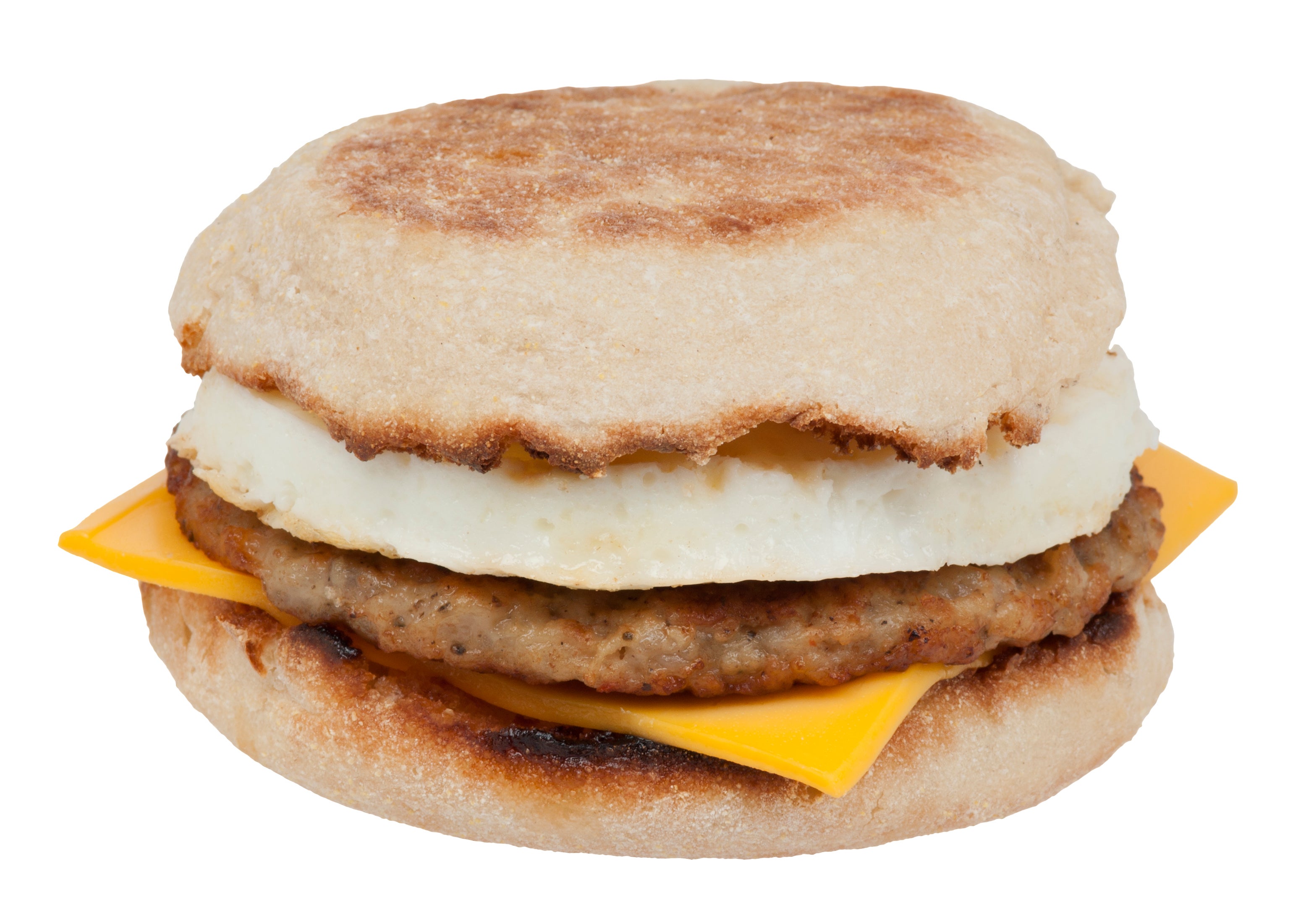 A Sausage McMuffin With Egg, for illustration nan 1 seen here, was allegedly responsible for putting 1 McDonald's customer wholly retired of commission
