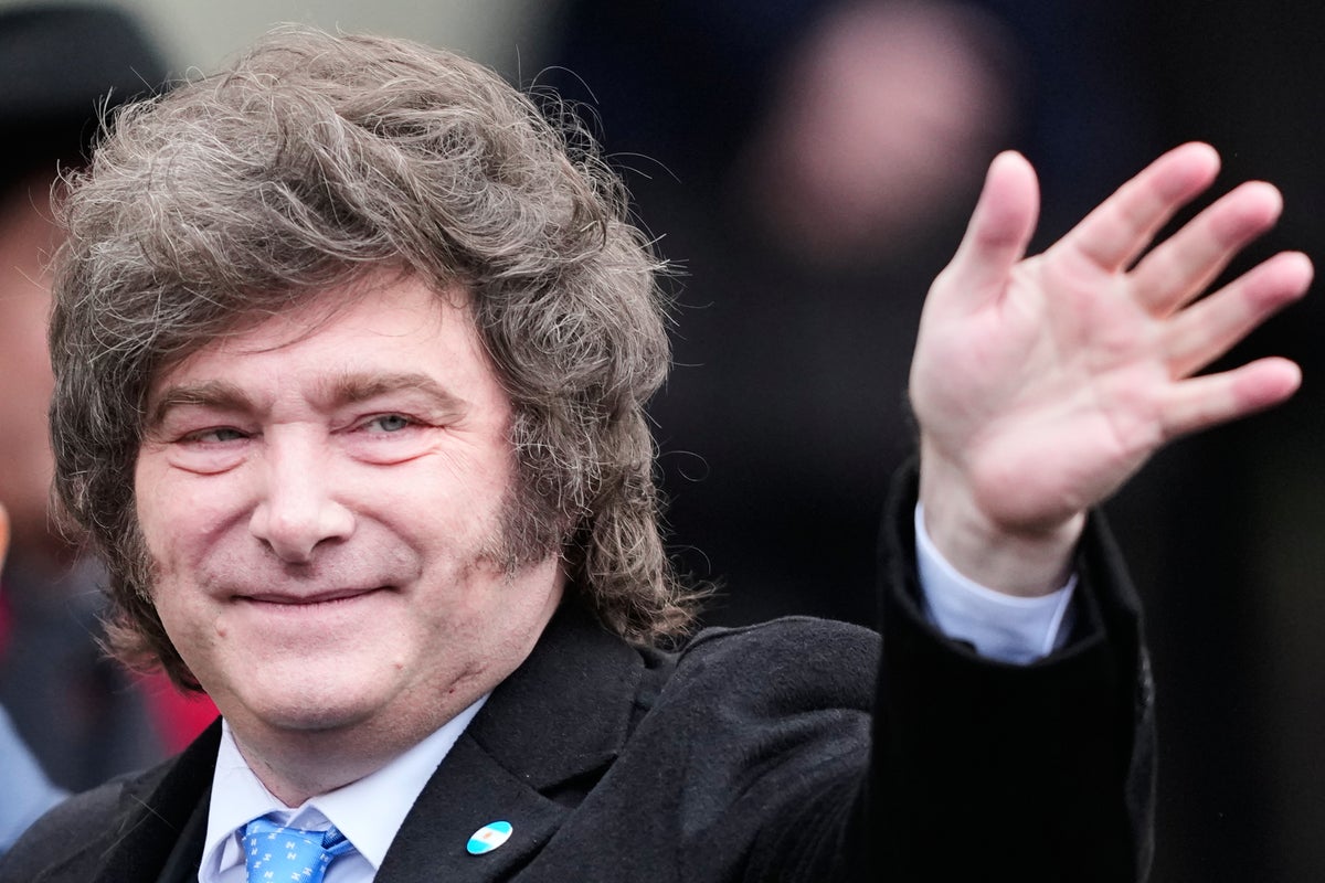 Argentina's President Milei says superstition will stop him from going to the World Cup final