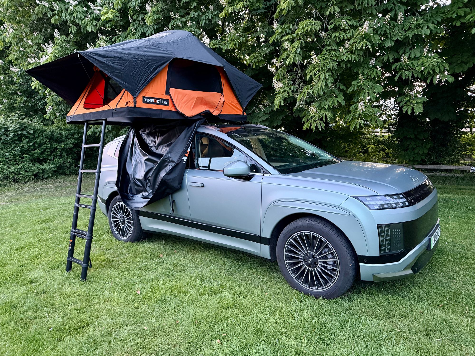 I tried a TentBox on my EV – and now I'm a camping convert