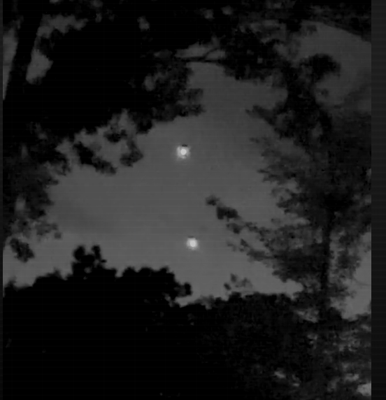 In another report, two bystanders reported witnessing two red “orbs” in the sky in July 2025